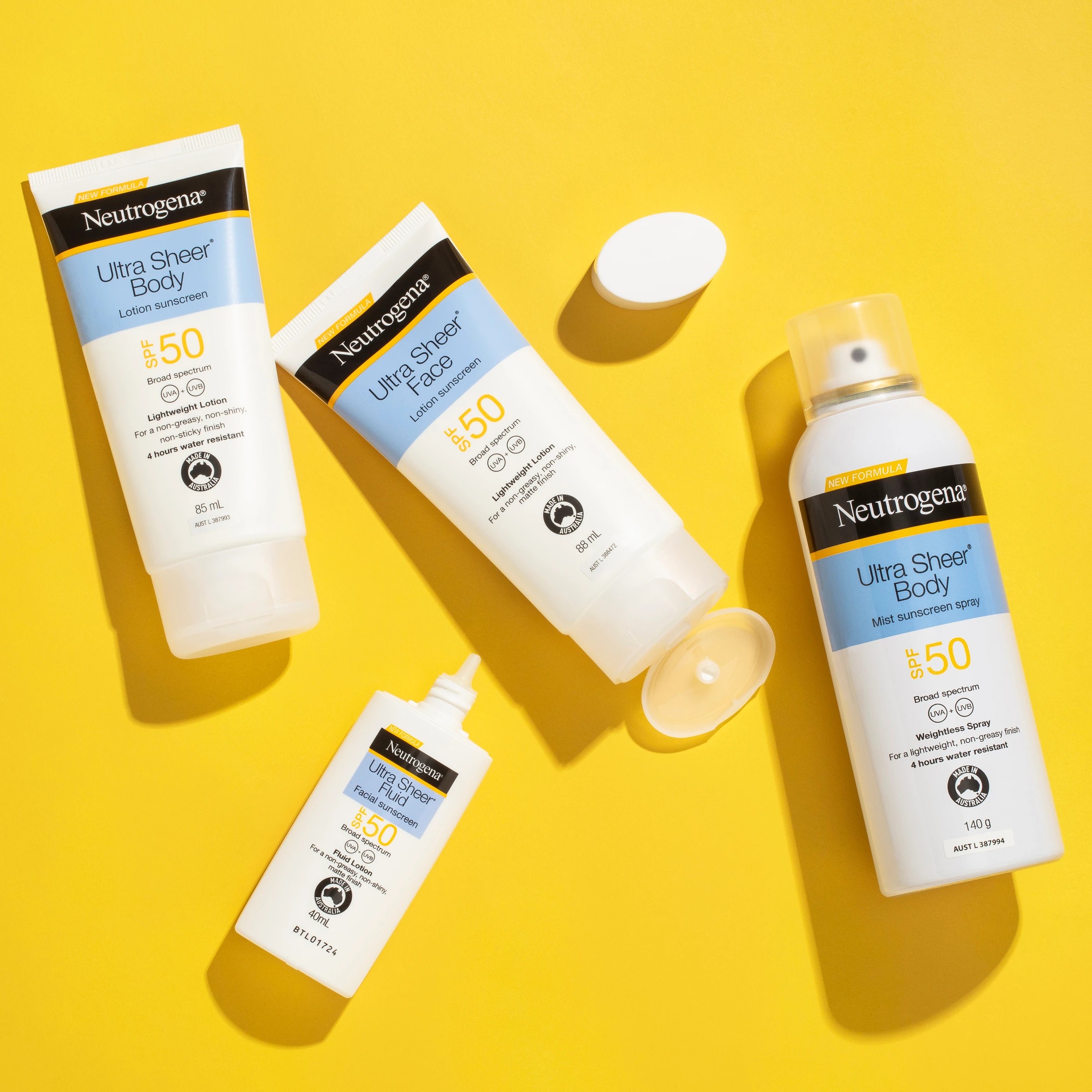 4 Neutrogena Ultra Sheer Body SPF 50 Mist Sunscreen Spray 140g, 4 of 5