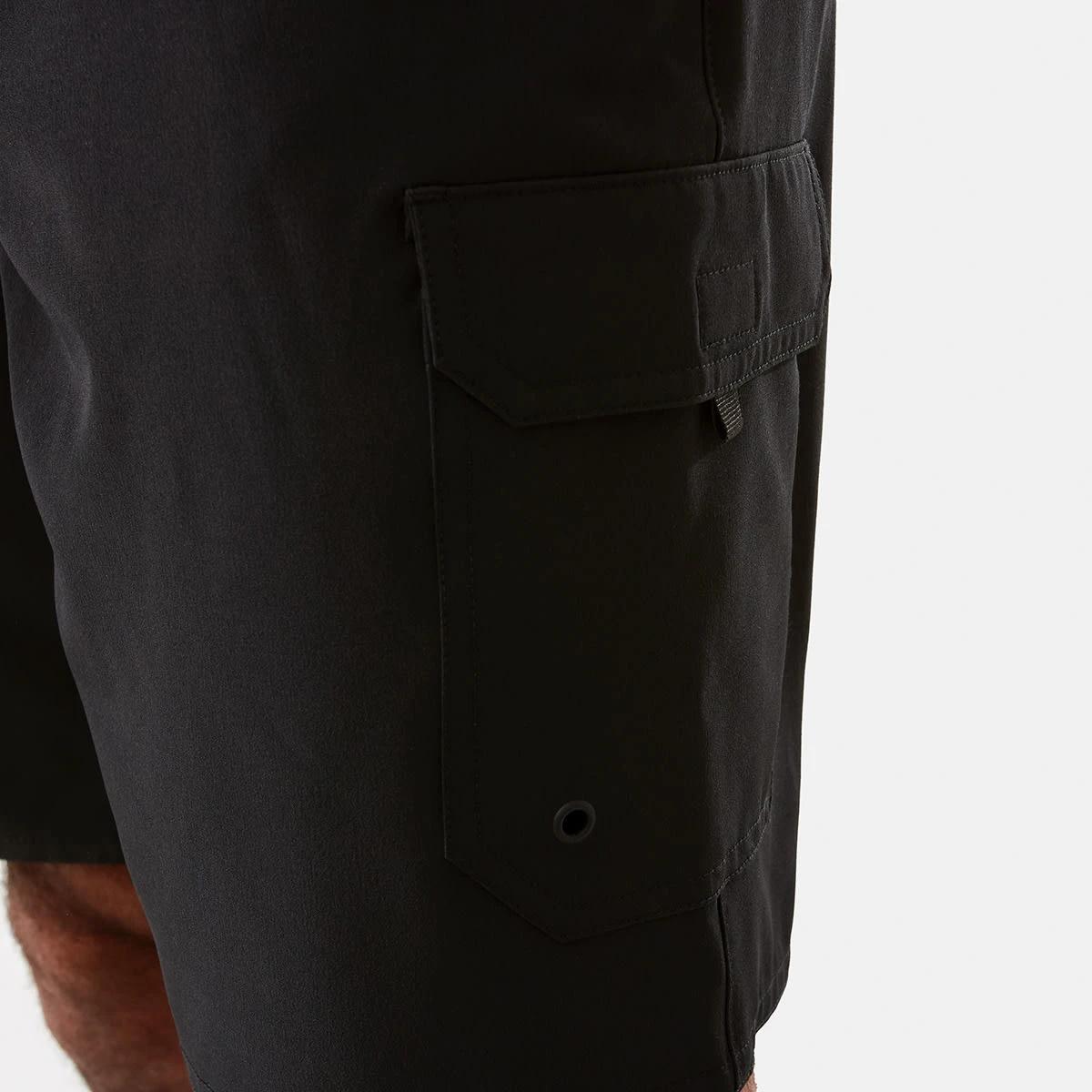 6 Stretch Cargo Boardshorts Black, 6 of 7