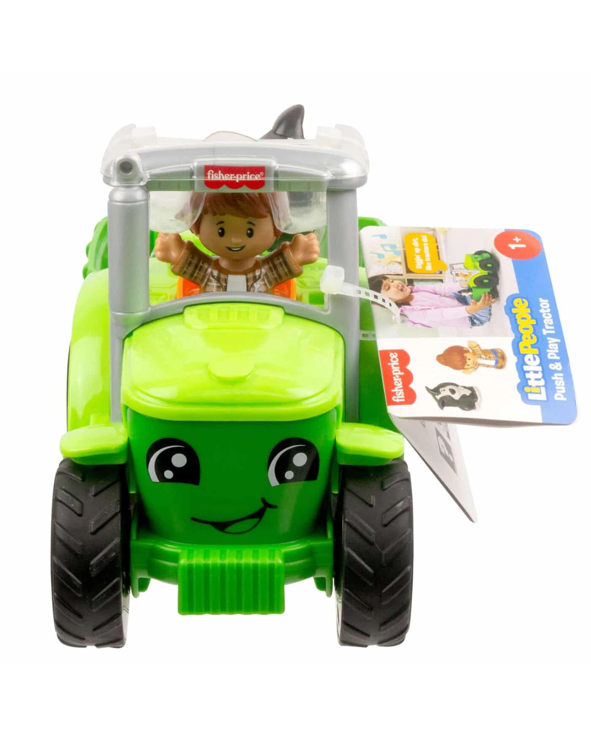 4 Fisher-Price Little People Push and Play Tractor, 4 of 4