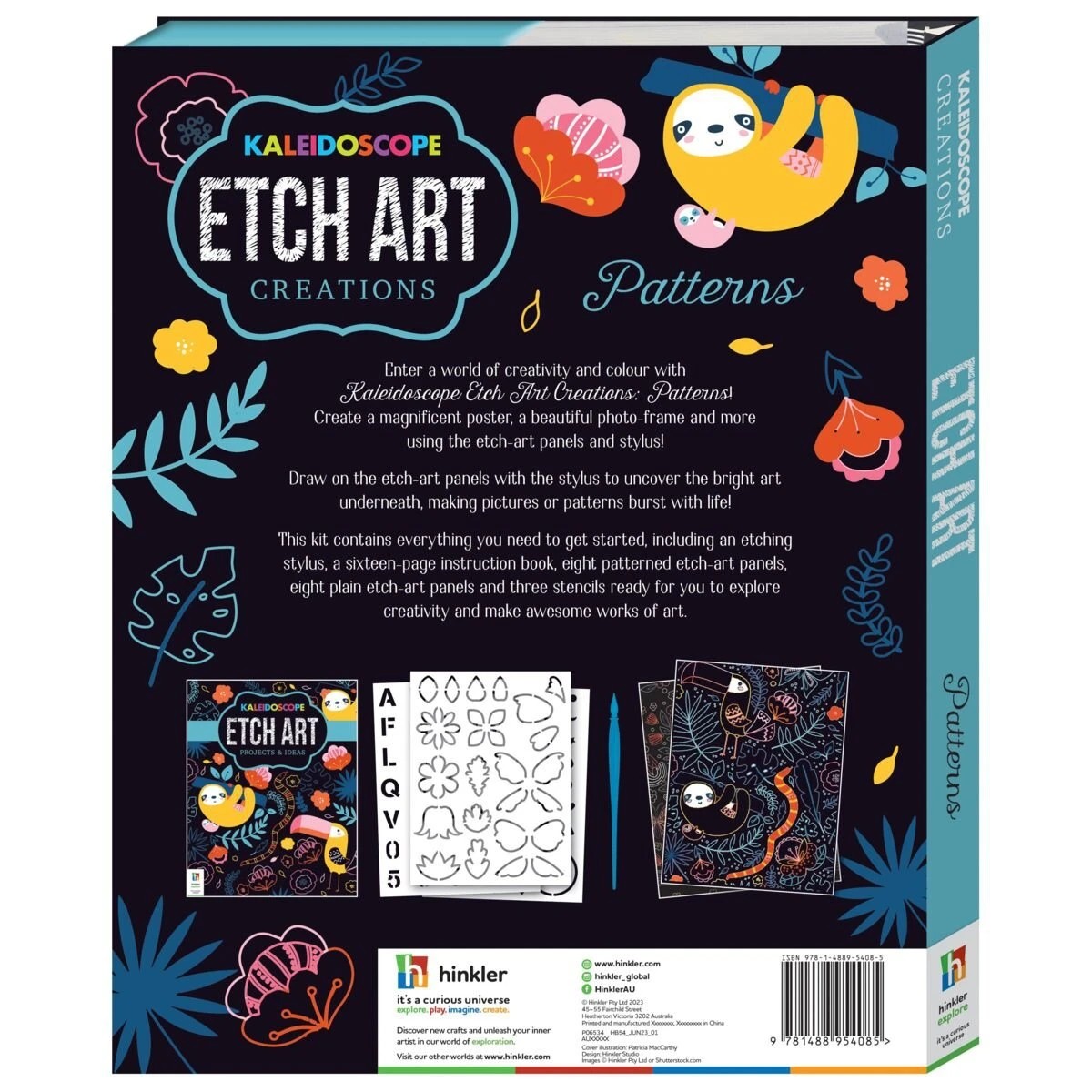 7 Kaleidoscope Etch Art Creations: Patterns Kit, 7 of 7