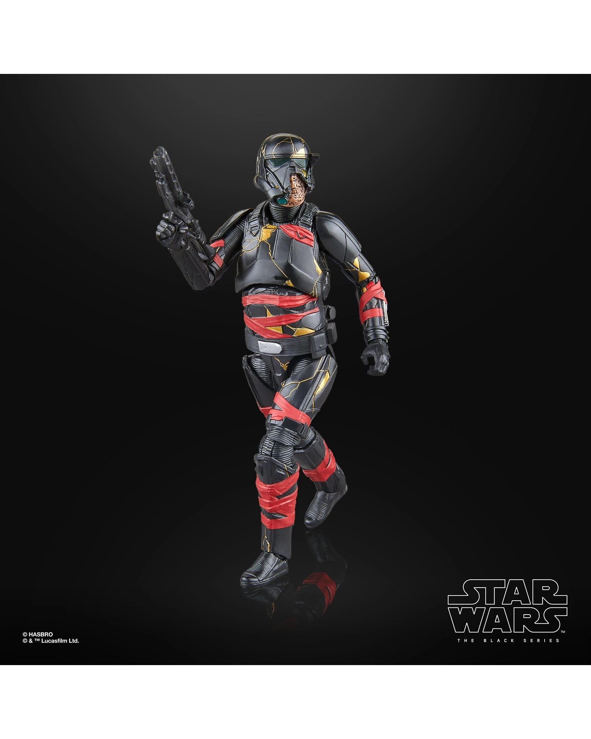 4 Star Wars The Black Series: Ahsoka Night Trooper Action Figure, 4 of 10