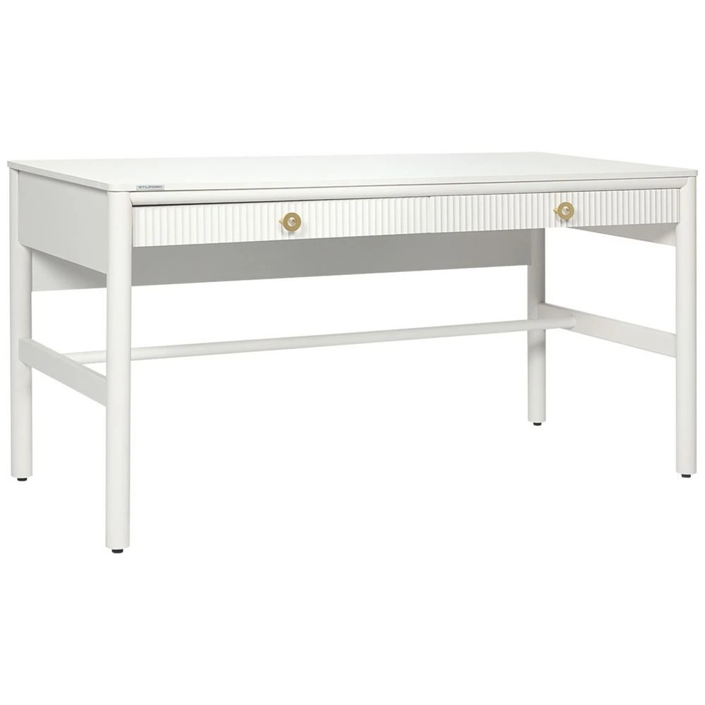 1 Stilford Arcturus 2 Drawer 1500mm Desk White Desks, Tables and Workstations, 1 of 10