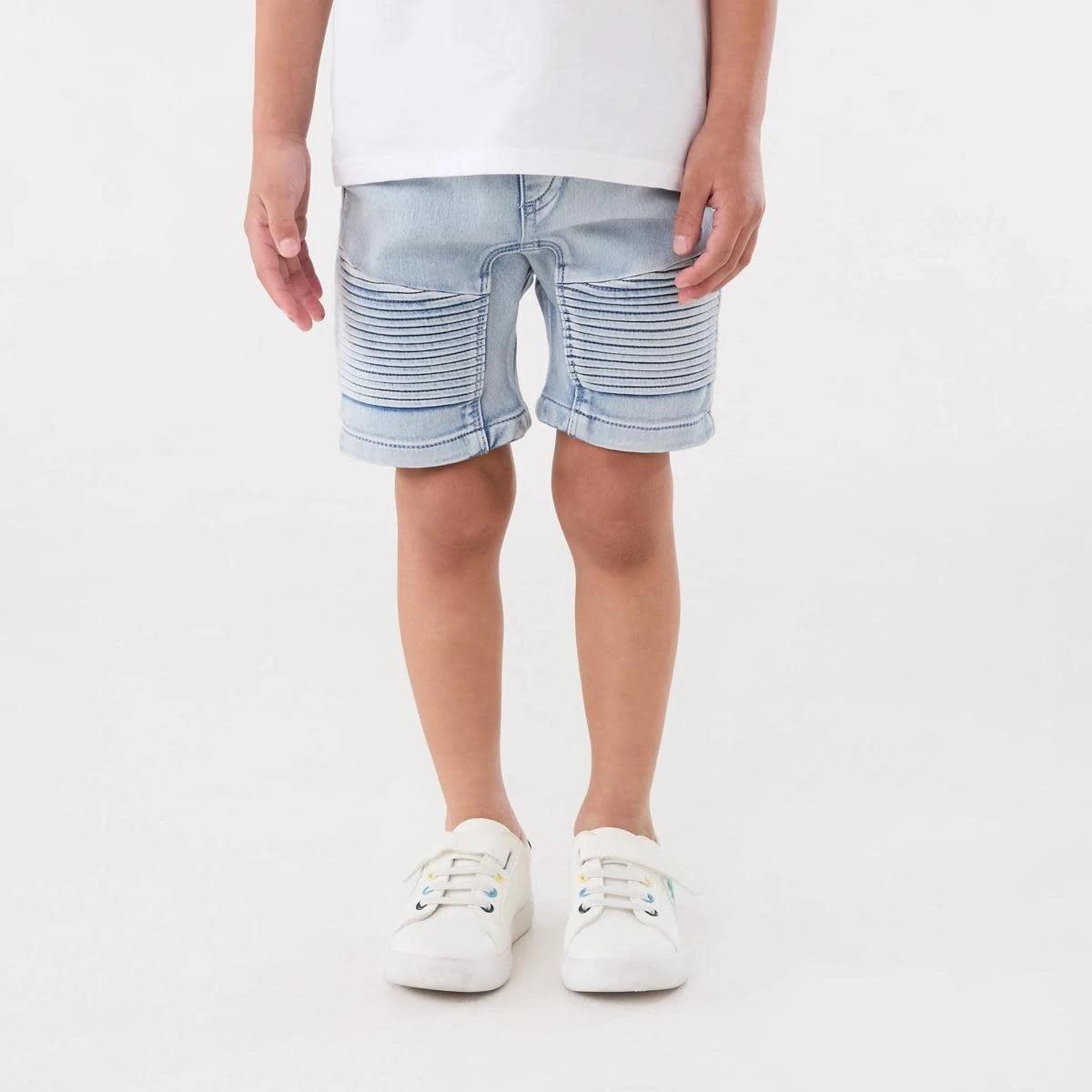 1 Moto Denim Shorts MID WASH, 1 of 6