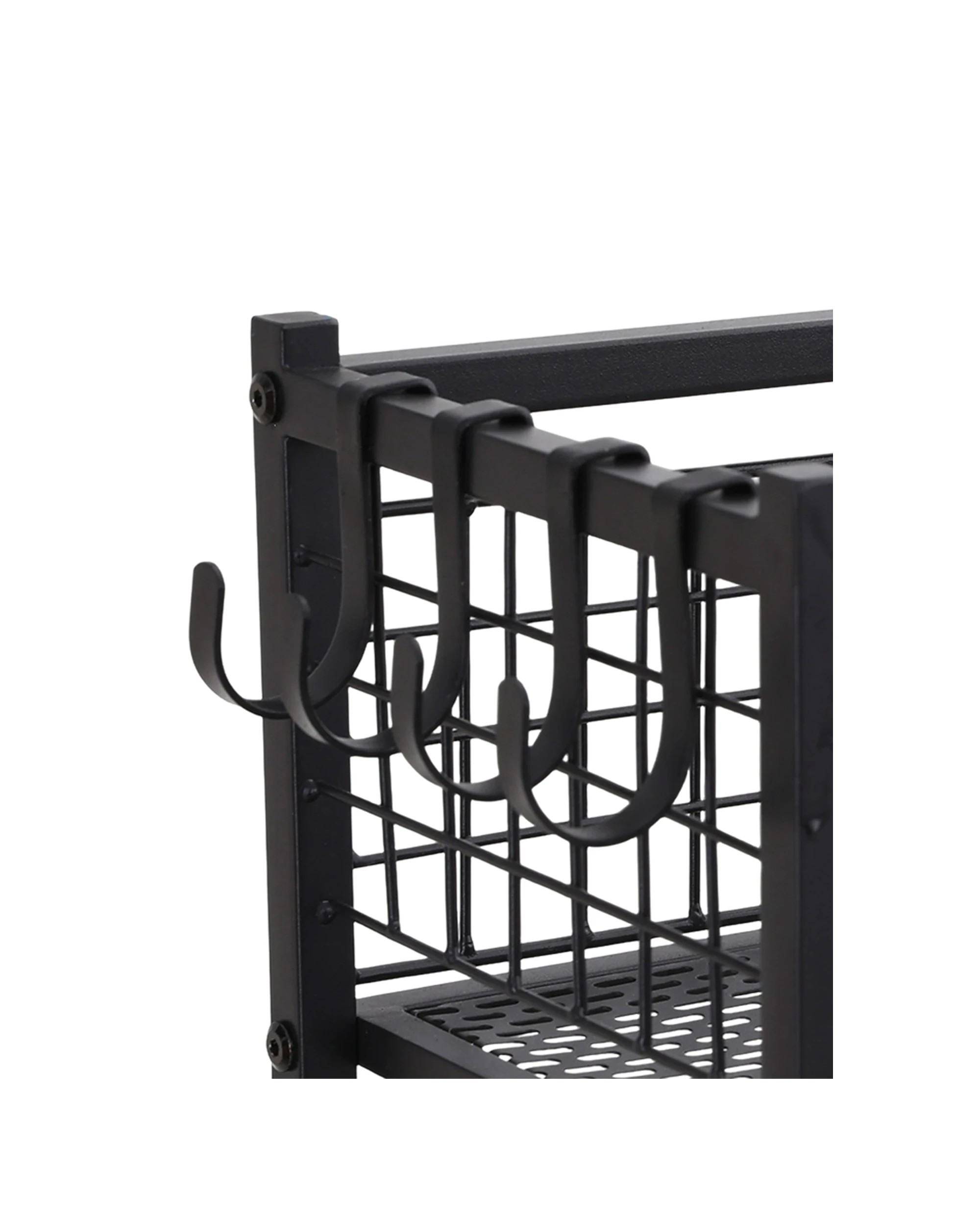 8 Everfit Golf Bag Storage Golf Storage Garage Organizer with Wheels - Black, 8 of 8