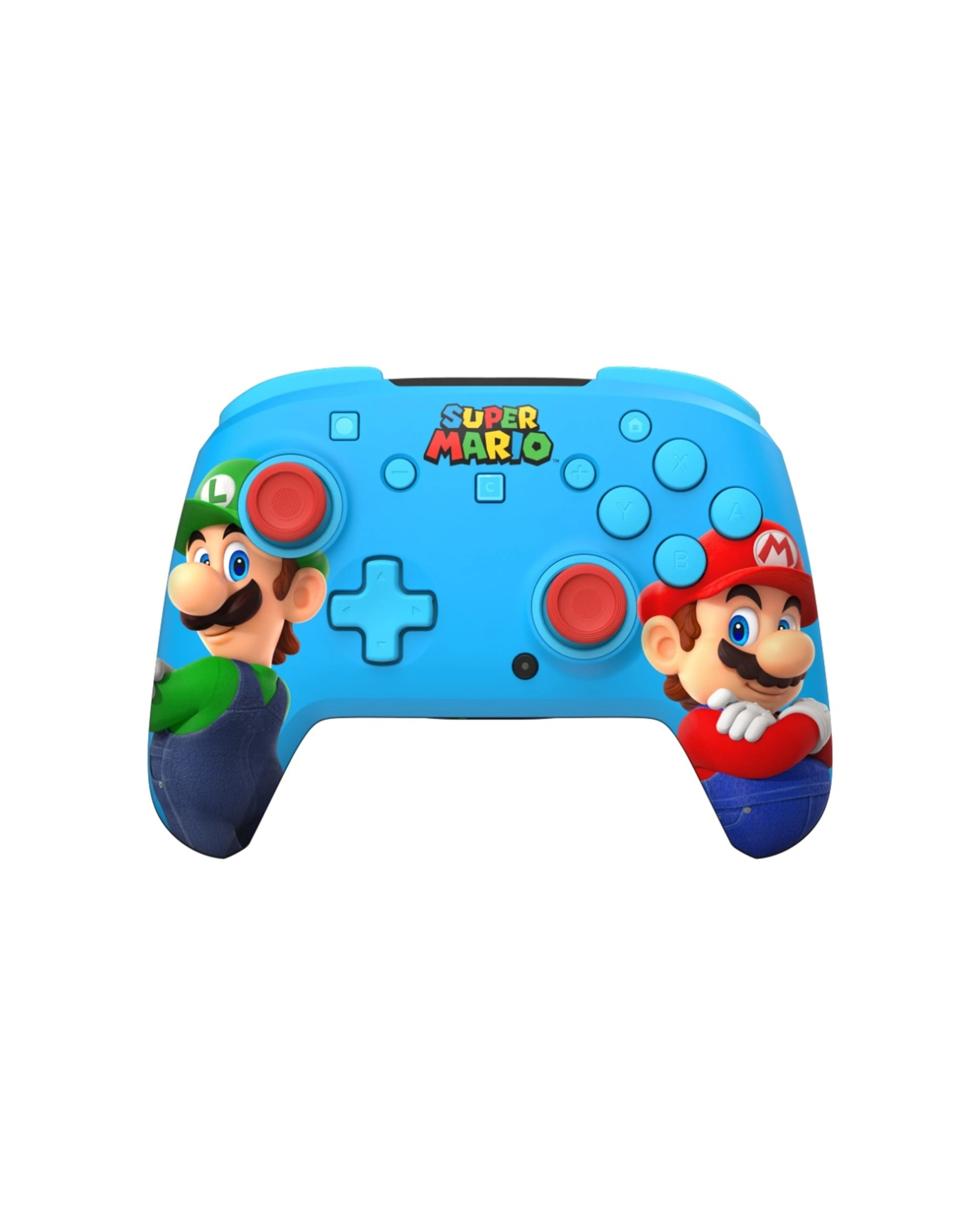 1 Turtle Beach Rematch Wireless Nintendo Switch 2 Gaming Controller Compatible Mario & Luigi - Blue, 1 of 7