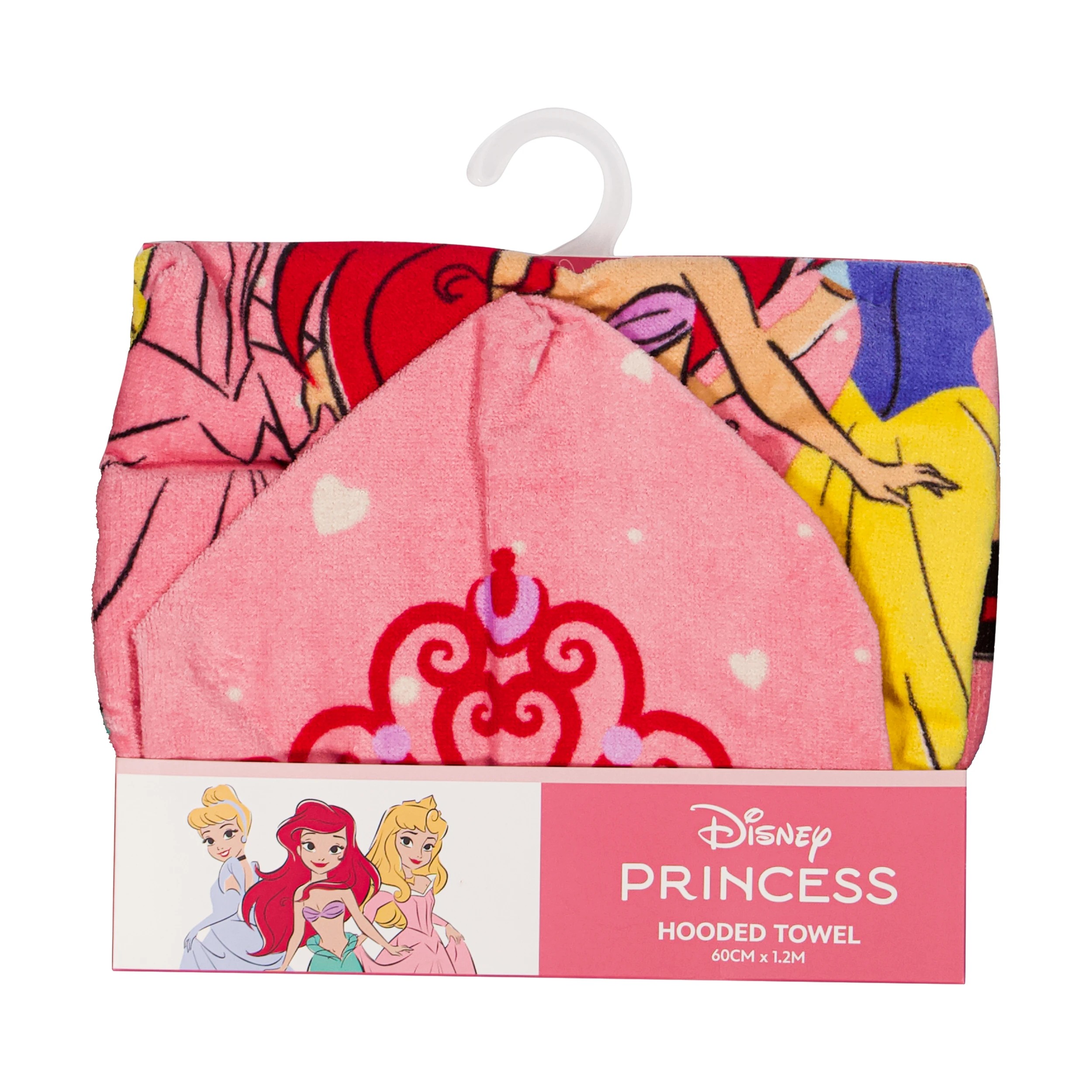 4 Disney Princess Cotton Hooded Towel, 4 of 4