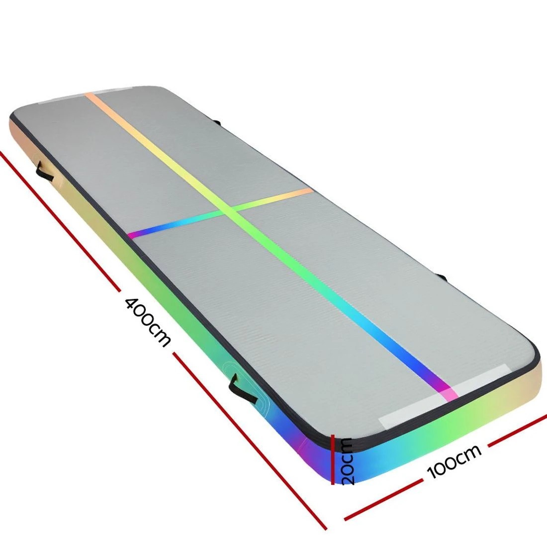 2 Everfit 4M Air Track Gymnastics Tumbling Exercise Cheerleading Mat Inflatable - Multi, 2 of 6