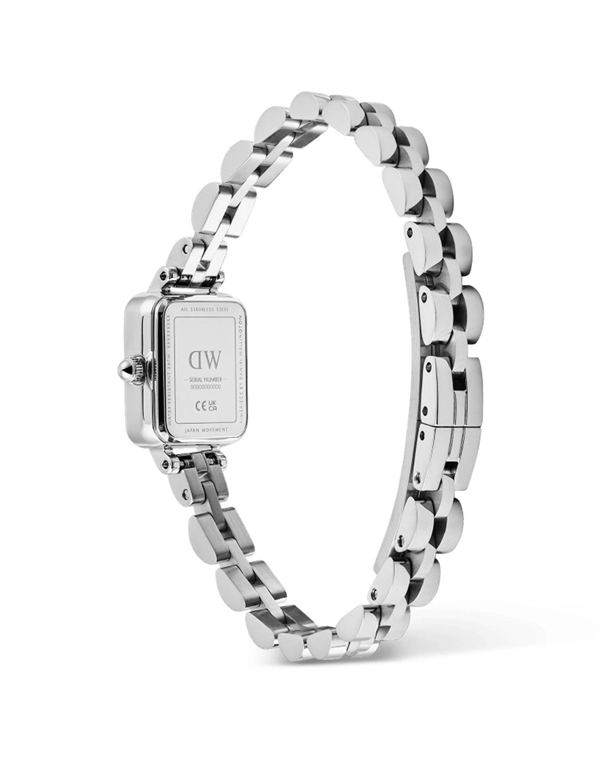 5 Daniel Wellington Quadro Mini Arch 3-Link Arctic Sunray Silver Watch 15.4x18.2mm, 5 of 6