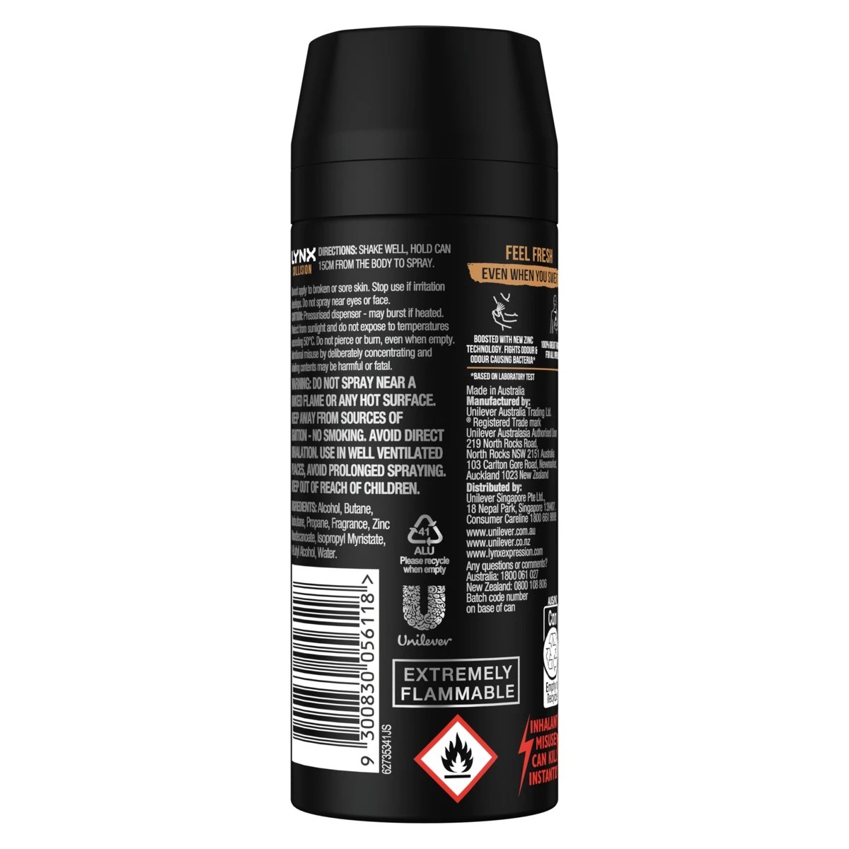 2 LYNX Collision Leather and Cookies Deodorant Bodyspray, 2 of 7