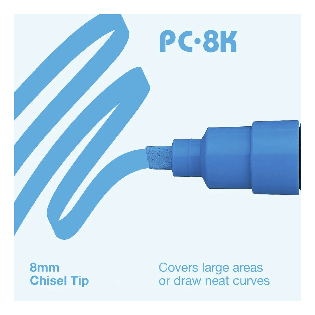 3 POSCA PC 8K Paint Marker Yellow, 3 of 6