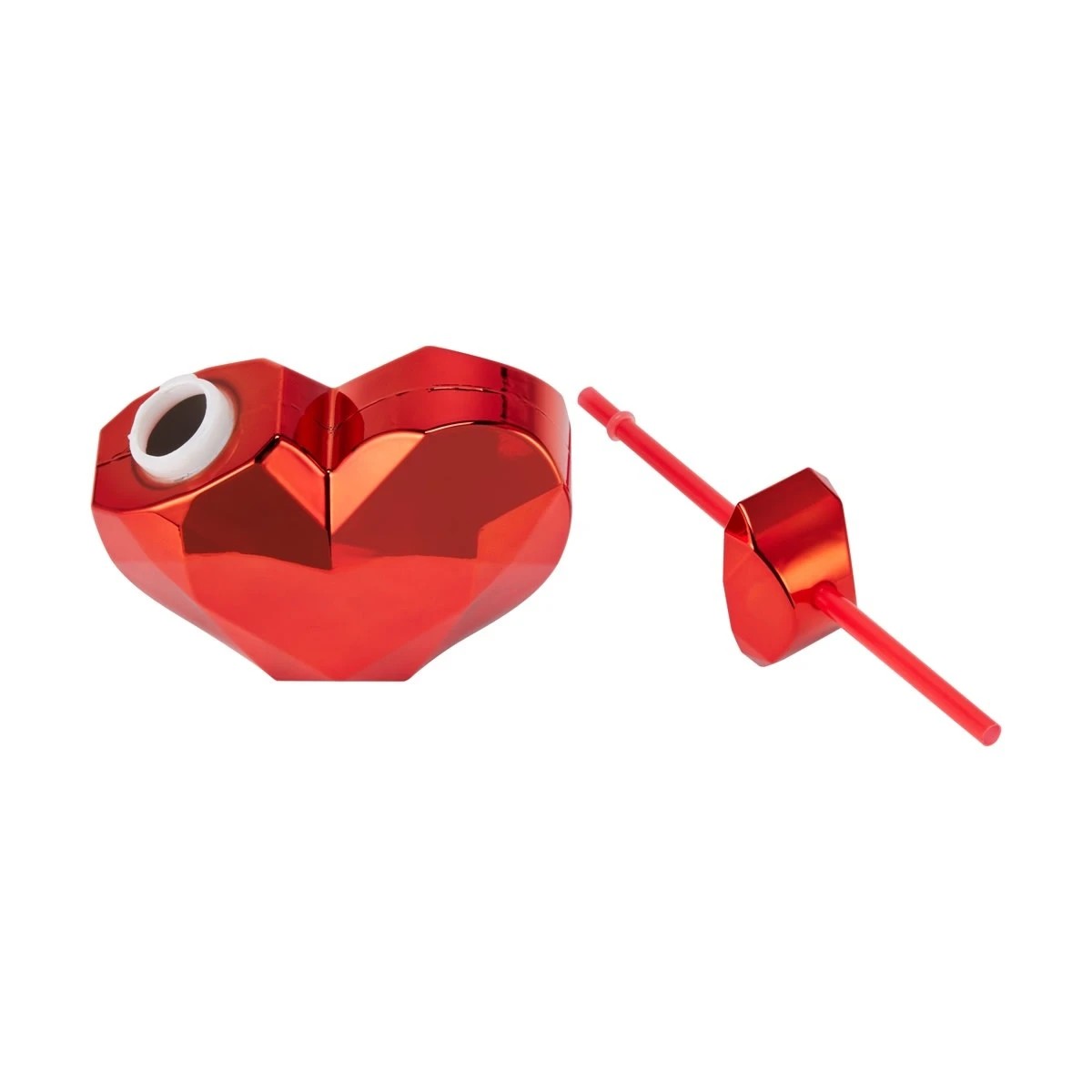 3 Novelty Heart Tumbler with Straw, 3 of 7