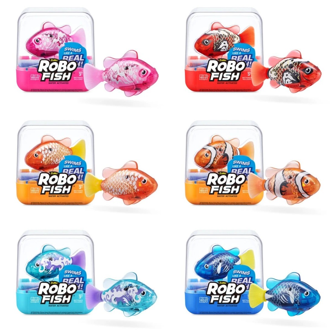 2 Zuru Robo Alive Robo Fish - Assorted, 2 of 10