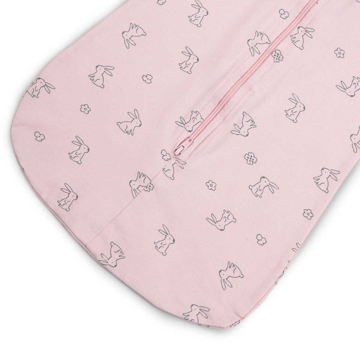 5 2 Pack Organic Cotton Swaddle Pouches - Bunny, 5 of 6