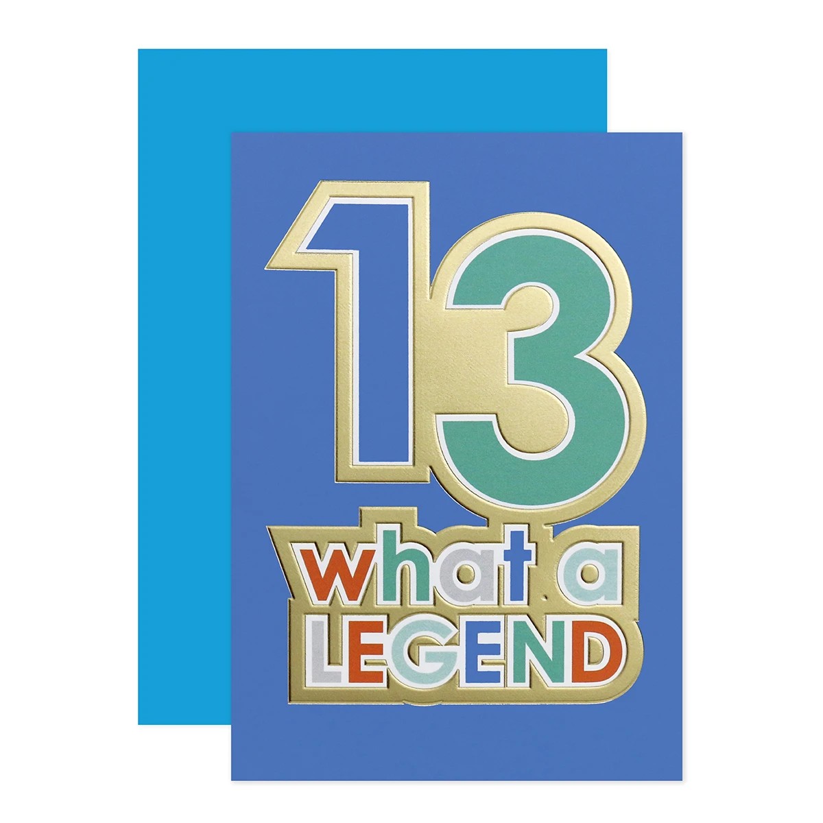 1 Connections from Hallmark 13th Birthday Card - What a Legend, 1 of 3