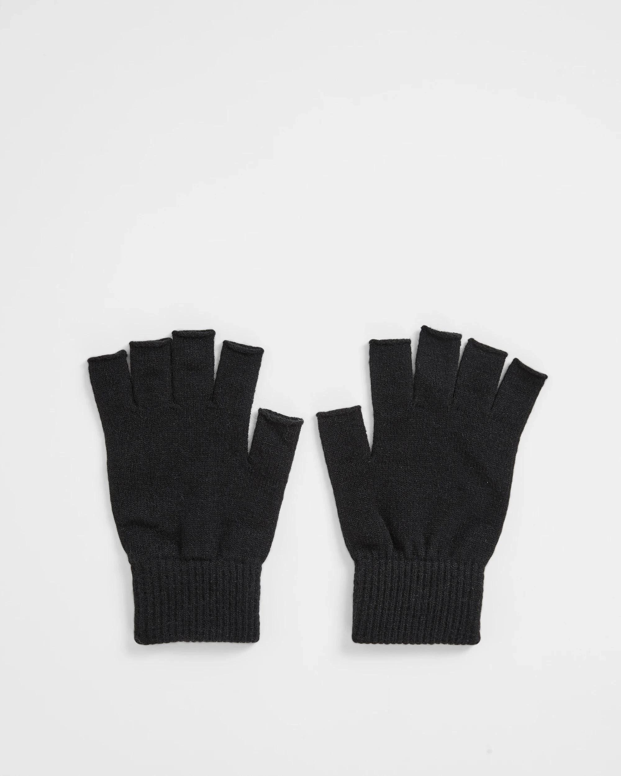 1 Target Woman Essential Fingerless Gloves BLACK, 1 of 1