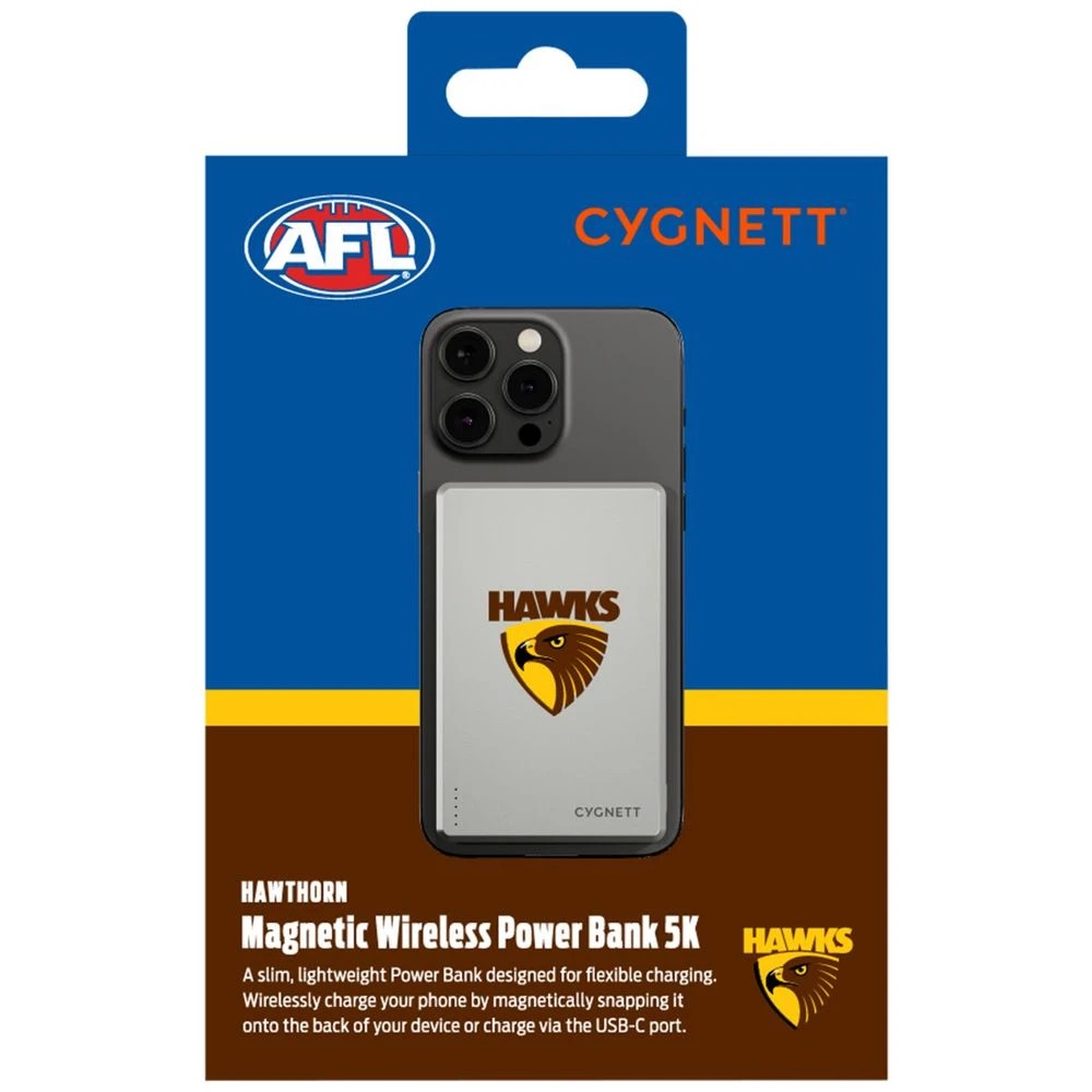6 Cygnett 5000mAh Magslim Powerbank Hawthorn Hawks, 6 of 6
