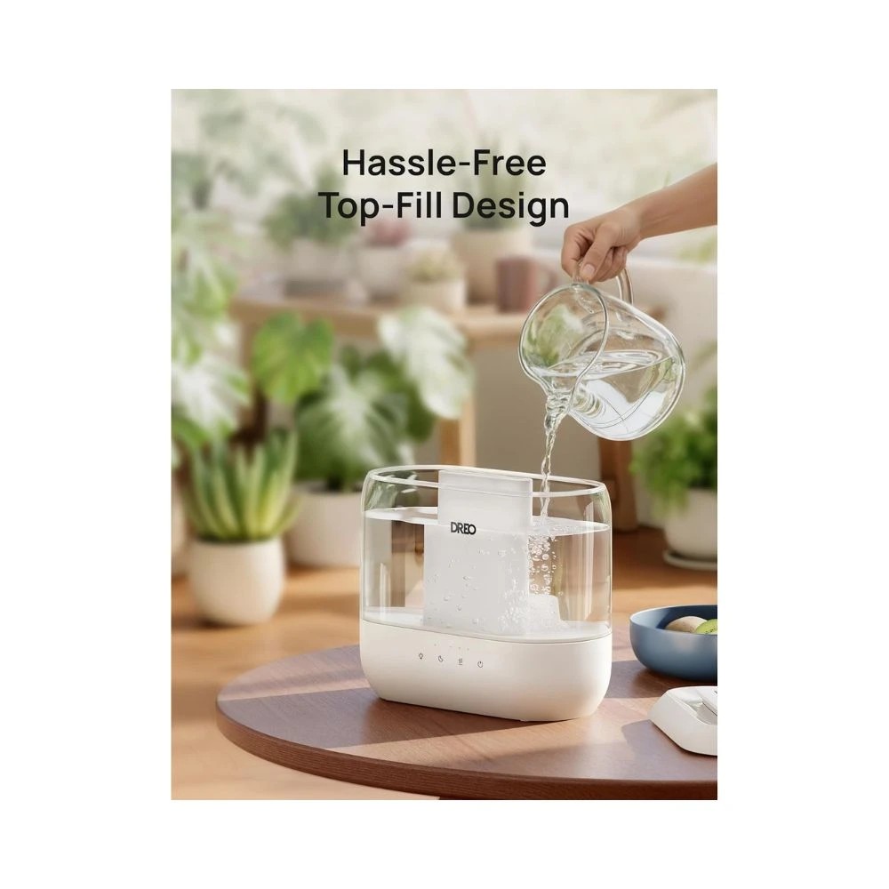 8 DREO Humidifier 311 Cool Mist Humidifier 4L White Quiet Home Bedroom Air Moisture, 8 of 10