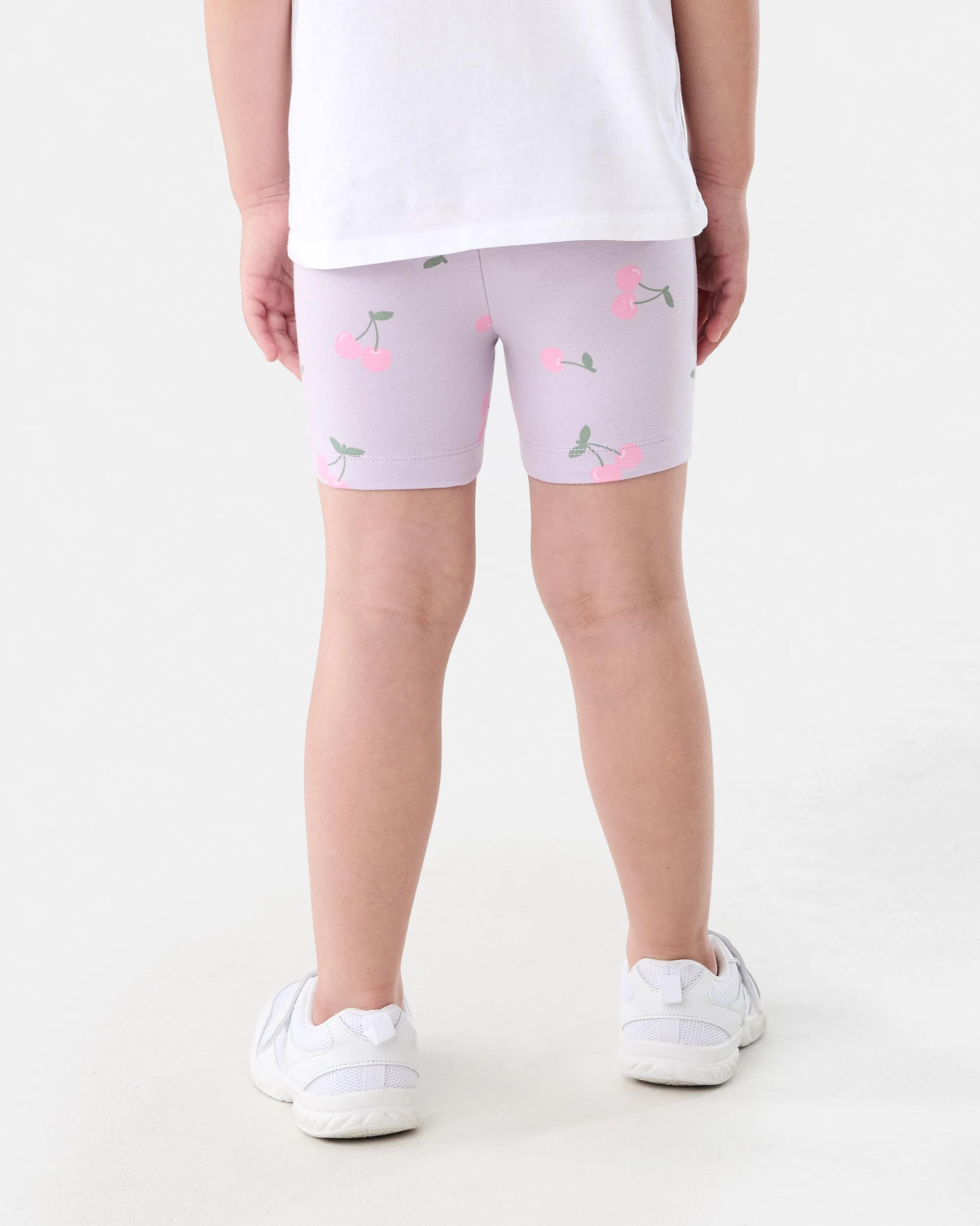 2 Printed Bike Shorts Pur Cherry, 2 of 6