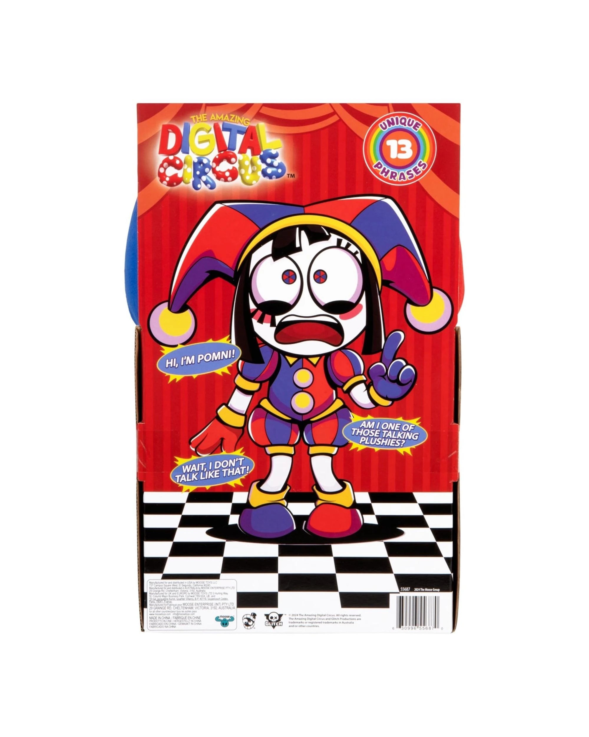 7 The Amazing Digital Circus Pomni Sound Effects Plush, 7 of 7