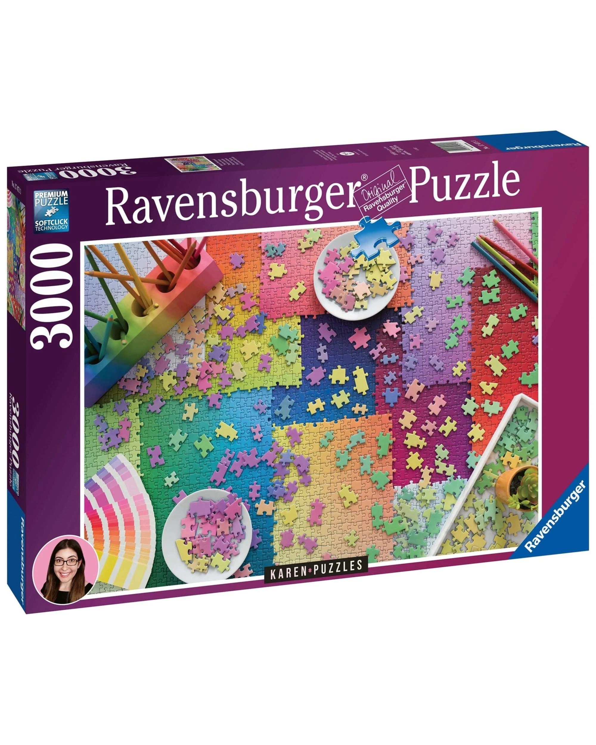 1 Ravensburger Puzzles on Puzzles 3000 Piece Jigsaw Puzzle, 1 of 3