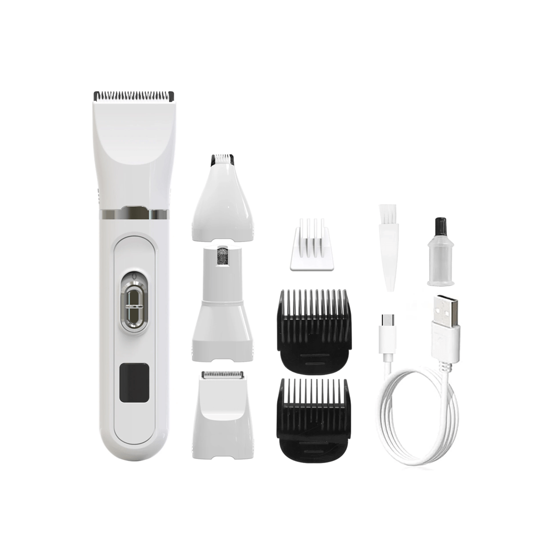 3 Rechargeable Pet Clipper Grooming Kit Electric Trimmer 3-9mm Comb USB Charge Nail Care, 3 of 3