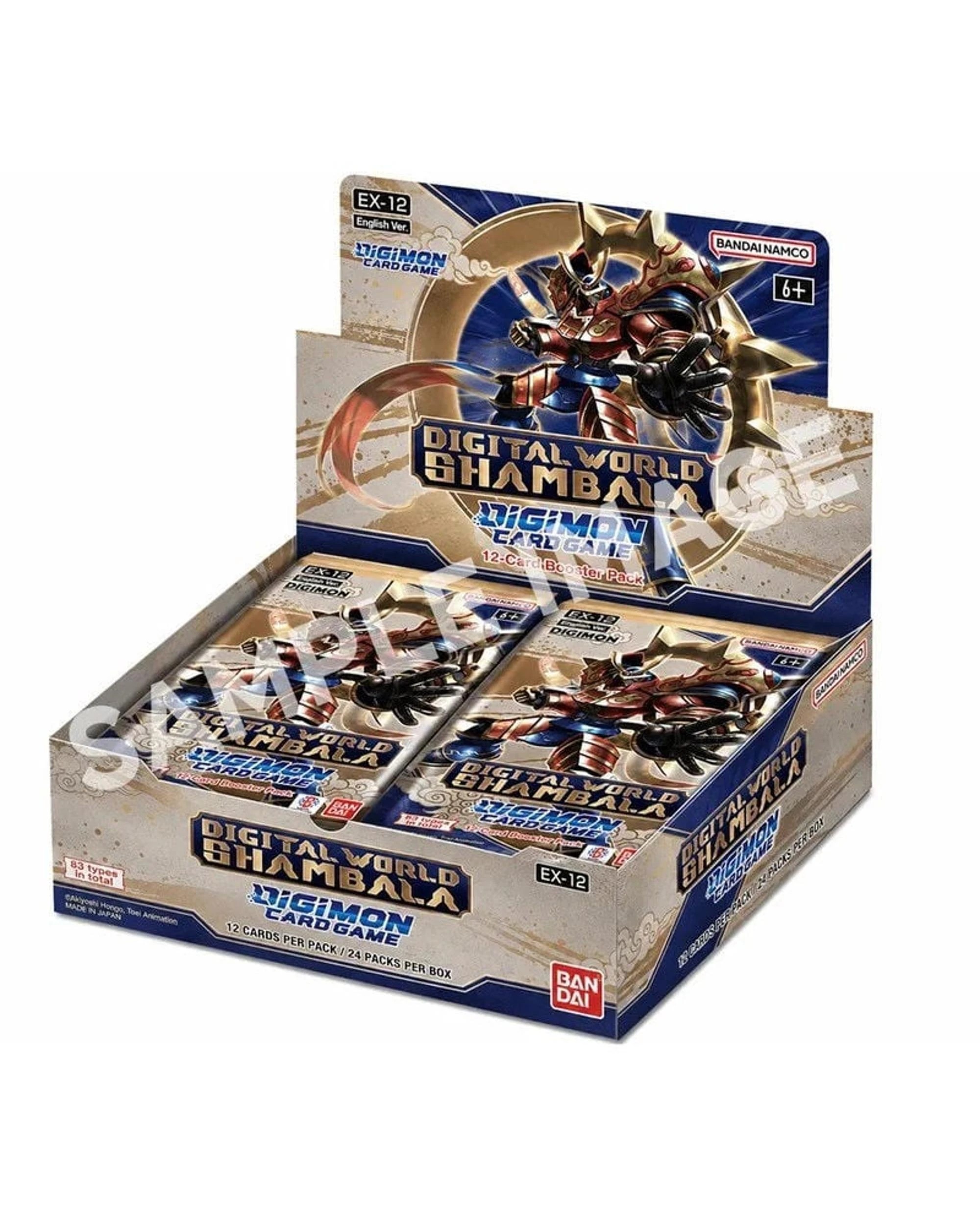 1 Digimon Card Game Digital World Shambala EX-12 Extra Booster Box, 1 of 2