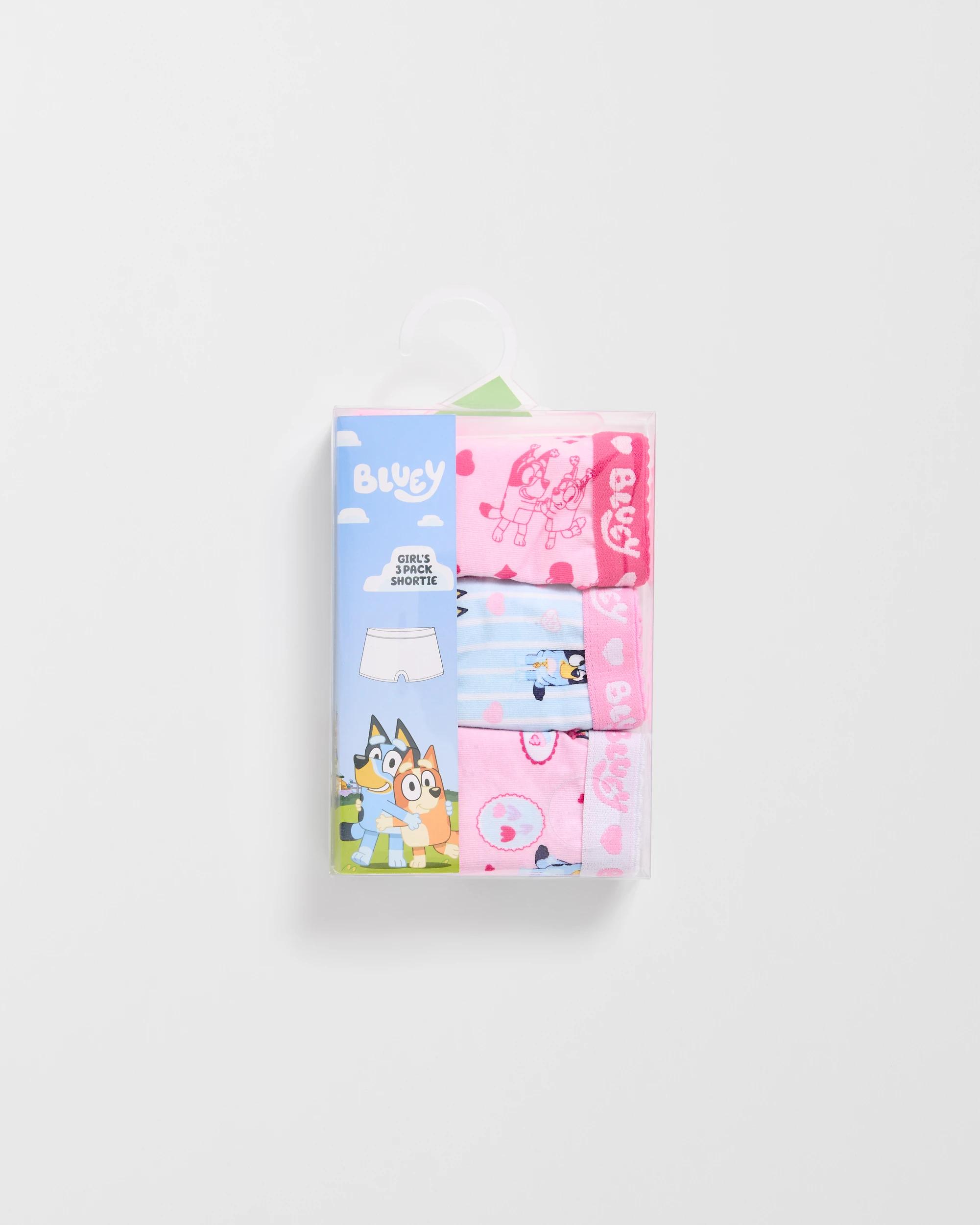 2 Bluey Australian Cotton 3 Pack Younger Girls Shorties MULTI BLUEY, 2 of 2
