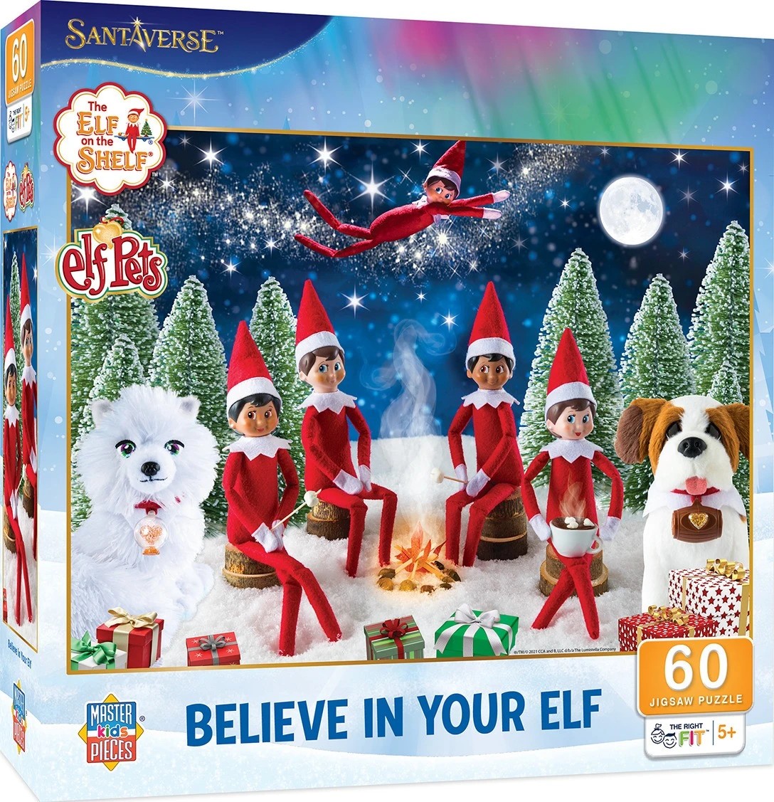 1 The Elf on the Shelf: 60 Piece Believe in Your Elf Puzzle, 1 of 2