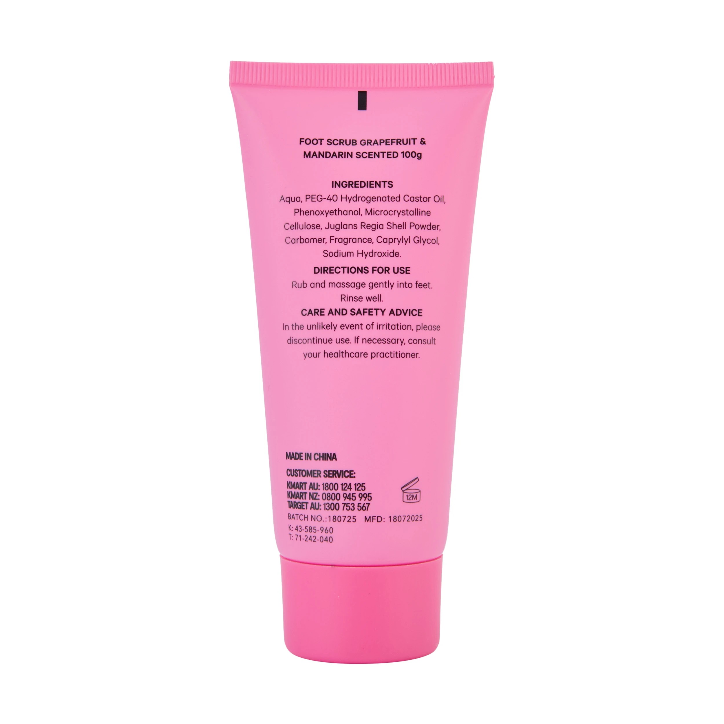 5 OXX Bodycare Foot Care Set - Grapefruit and Mandarin Scented, 5 of 7