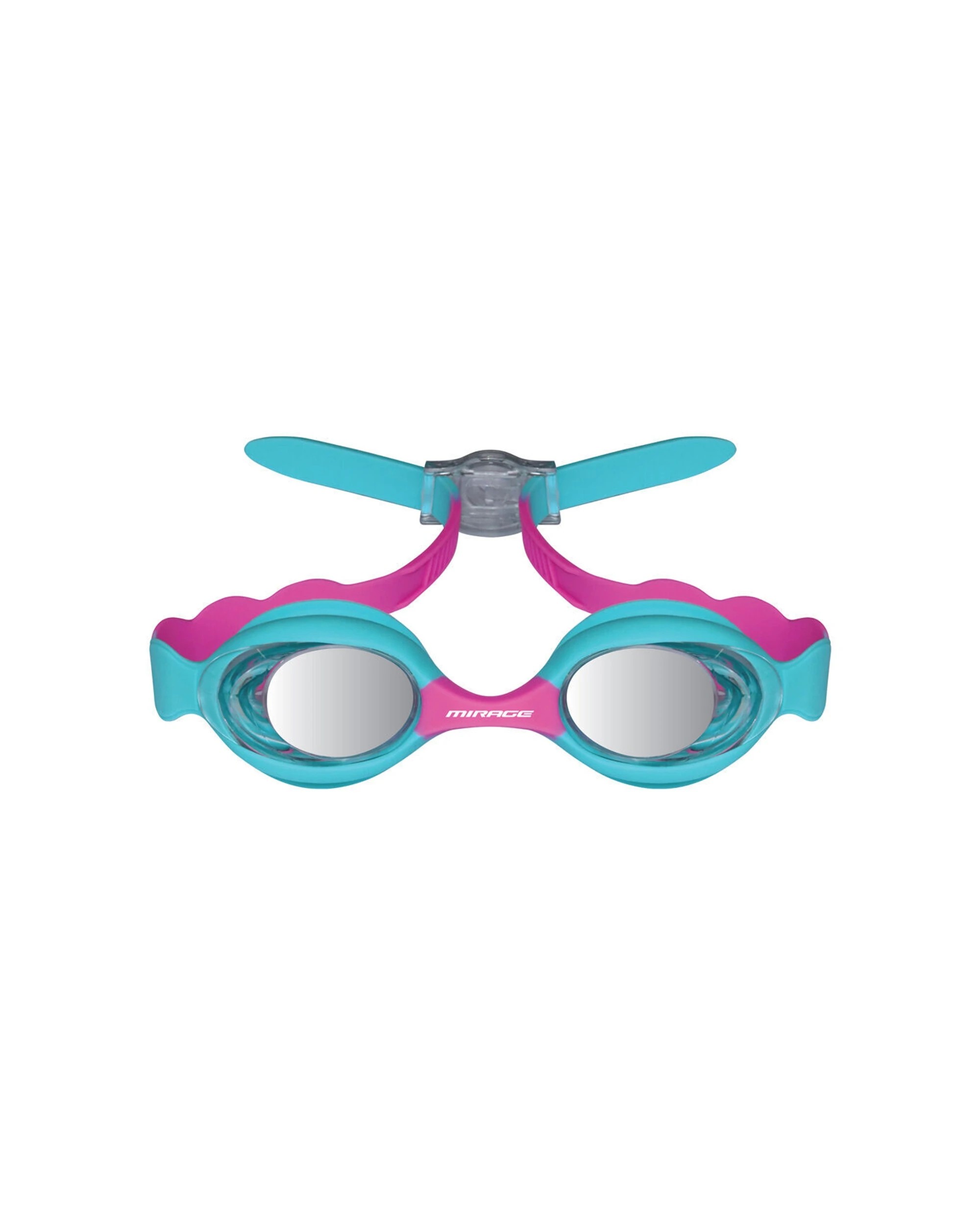 3 Mirage 2PK Junior Kids Goggles Swim Cap Ear Plugs Swimming Pack Age 6 to 14 - Pink, 3 of 3