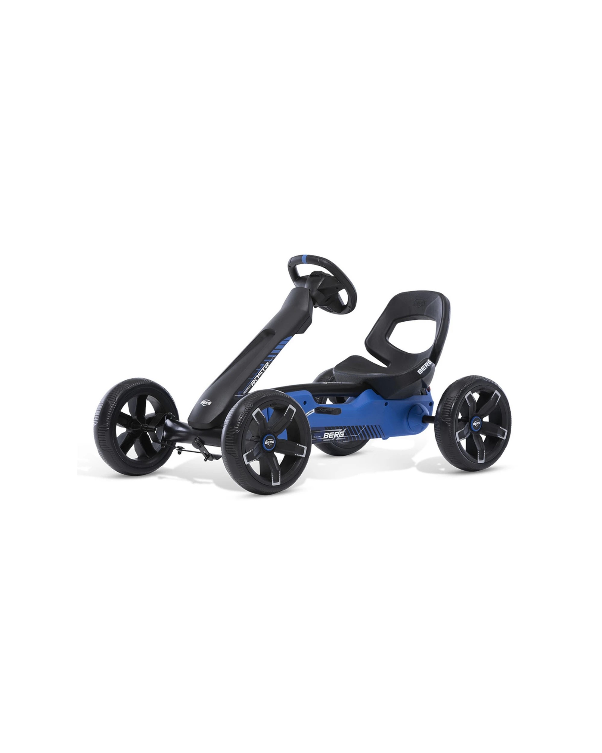 1 Berg Reppy Roadster Pedal Go Kart For Kids Blue Black Lightweight Safe Ride - Blue, 1 of 5