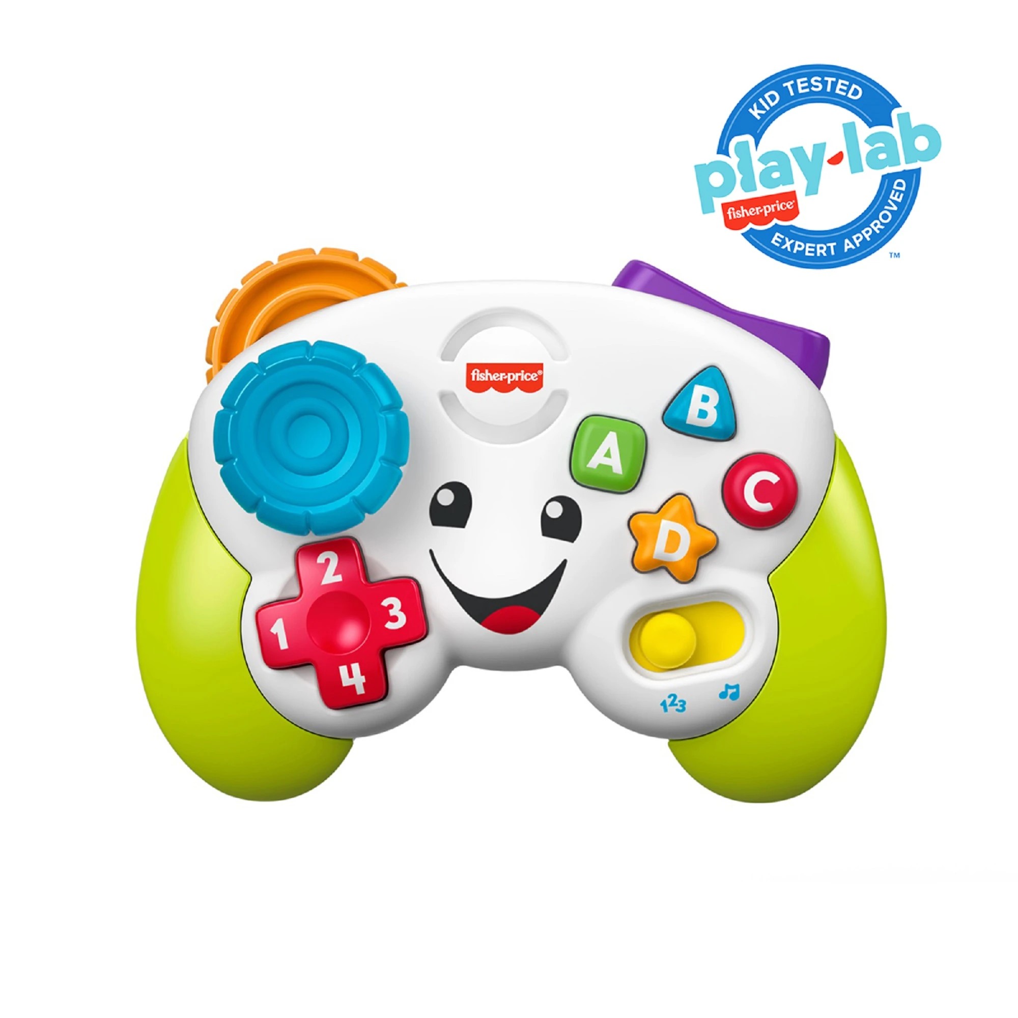 2 Fisher-Price Laugh & Learn Game & Learn Controller - Green, 2 of 7