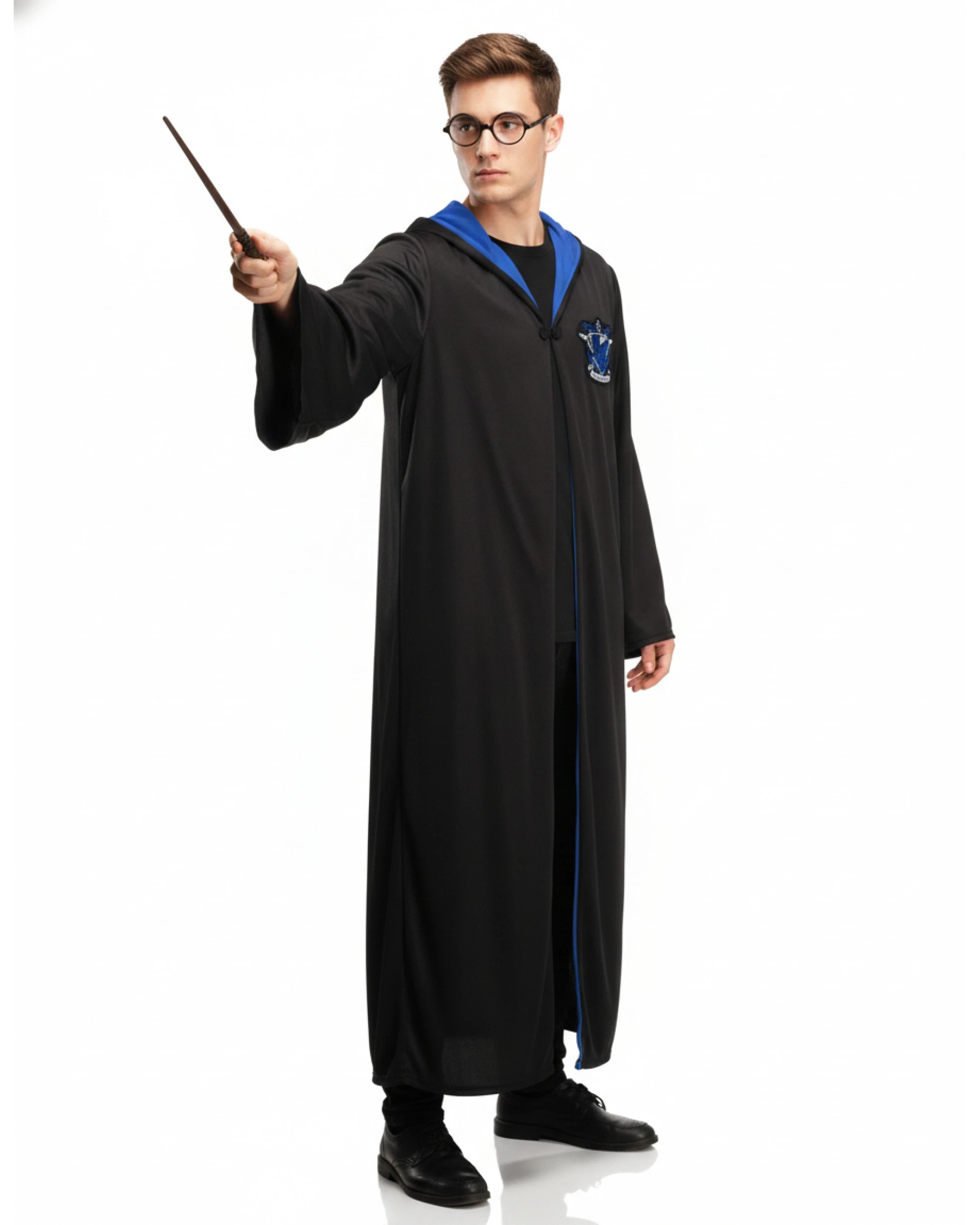 2 Ravenclaw Wizard Cloak Costume for Adults, 2 of 2