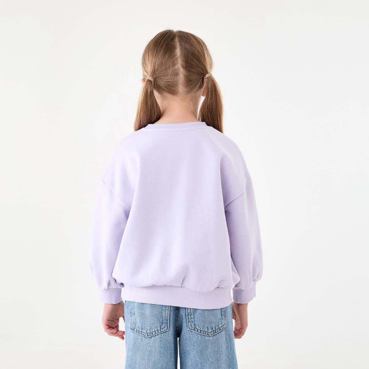 2 Oversized Crew Neck Sweatshirt Flower, 2 of 8