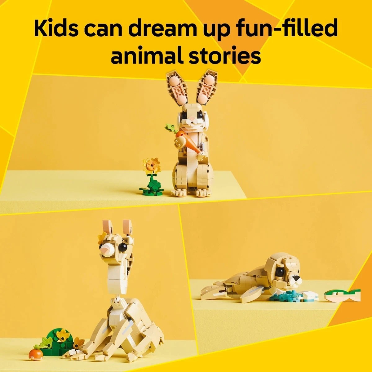 6 LEGO Creator 3-in-1 Cute Bunny 31162, 6 of 10