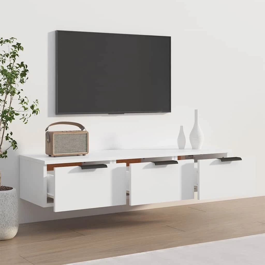 3 vidaXL Wall Cabinet with Ample Storage Ample Storage - White, 3 of 9