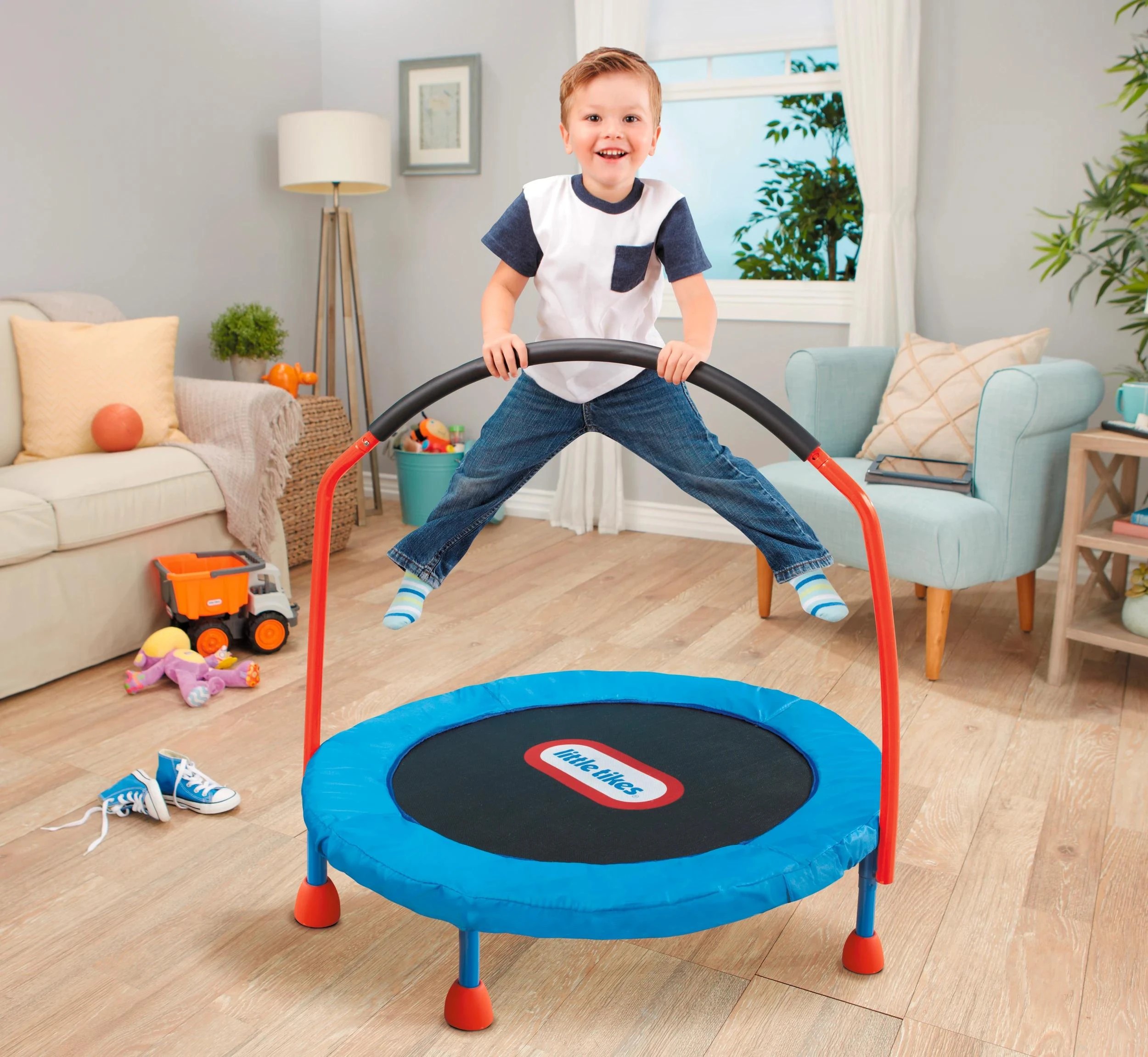 3 Little Tikes Easy Store 3ft Trampoline - Multi, 3 of 4