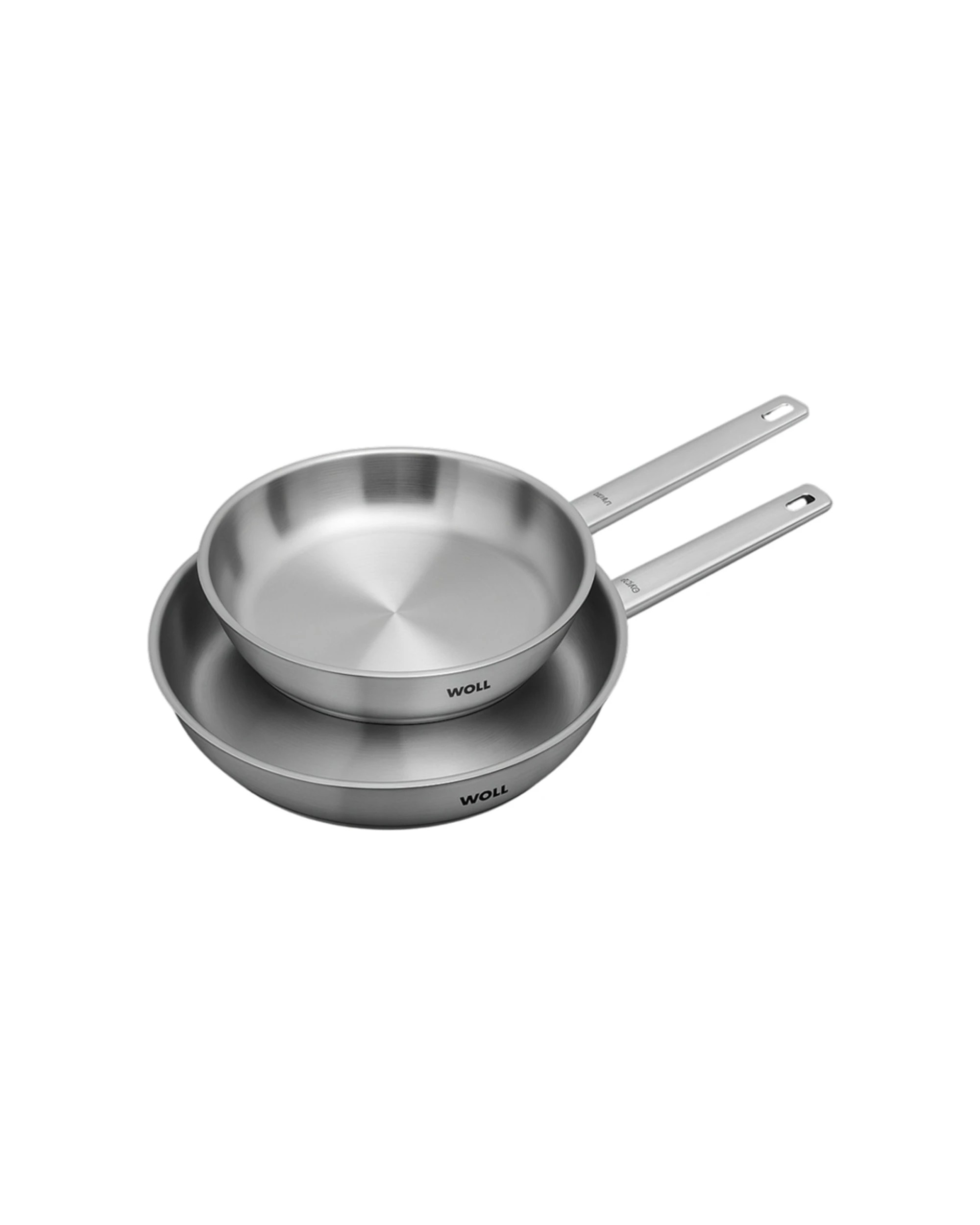 1 Woll Stainless Steel Twin Frypan Set 20cm & 28cm Made in Germany - Silver, 1 of 1