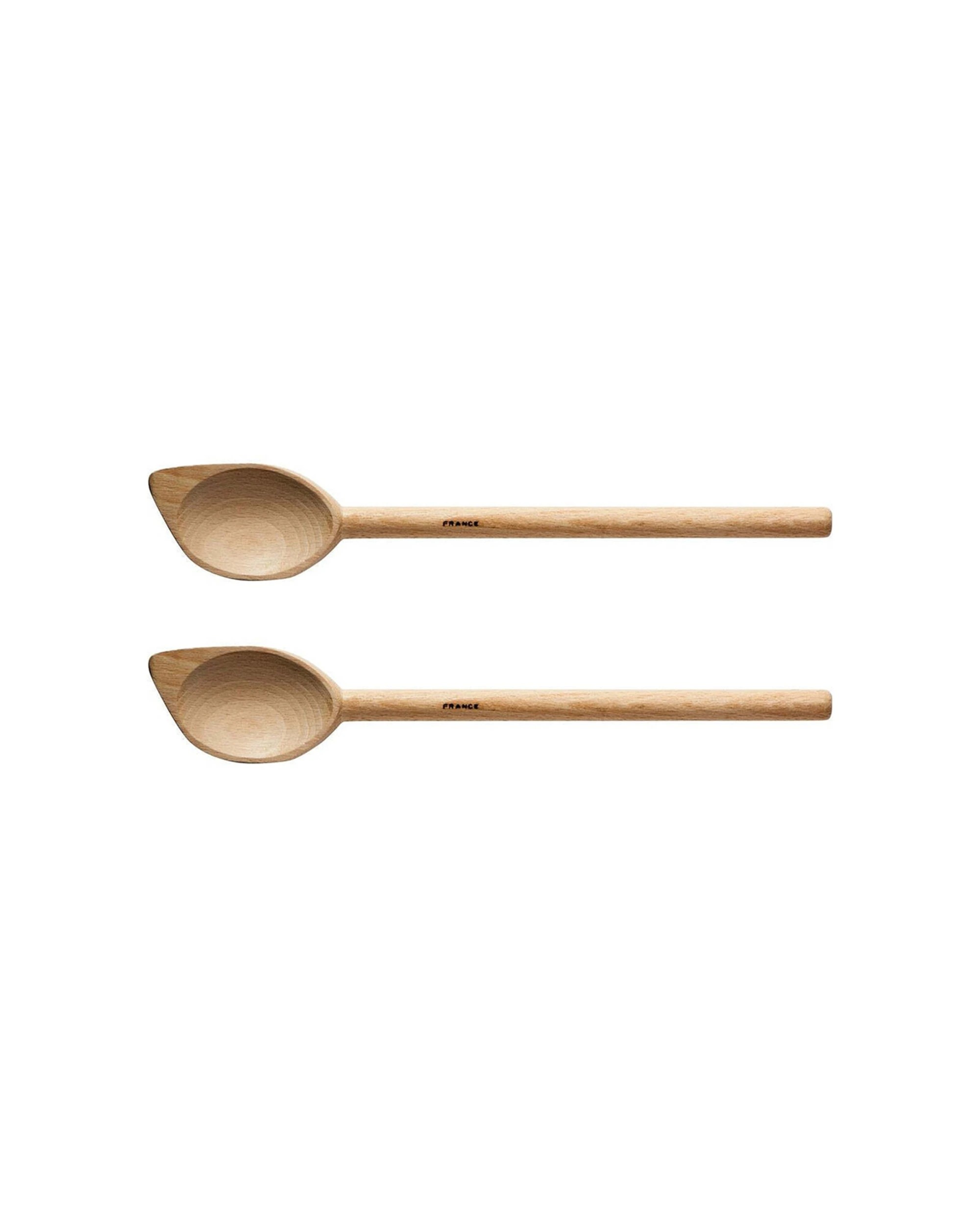 1 Avanti 2PK 30cm Wood Pointed Spoon Cooking Utensil Giant Set Kitchen Use - Natural, 1 of 1