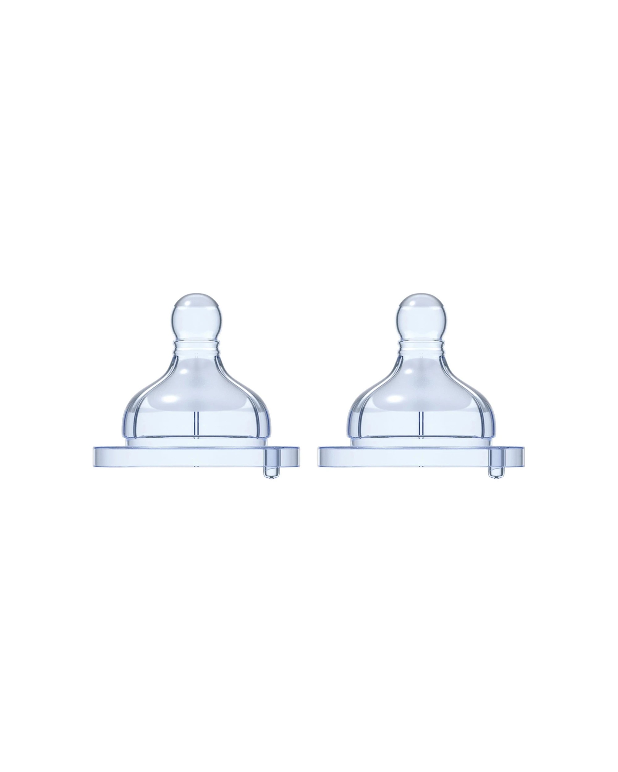 1 Chicco 2x 2pc Nursing Baby Well-Being Regular Flow Silicone Teat Feeding - Multi, 1 of 3