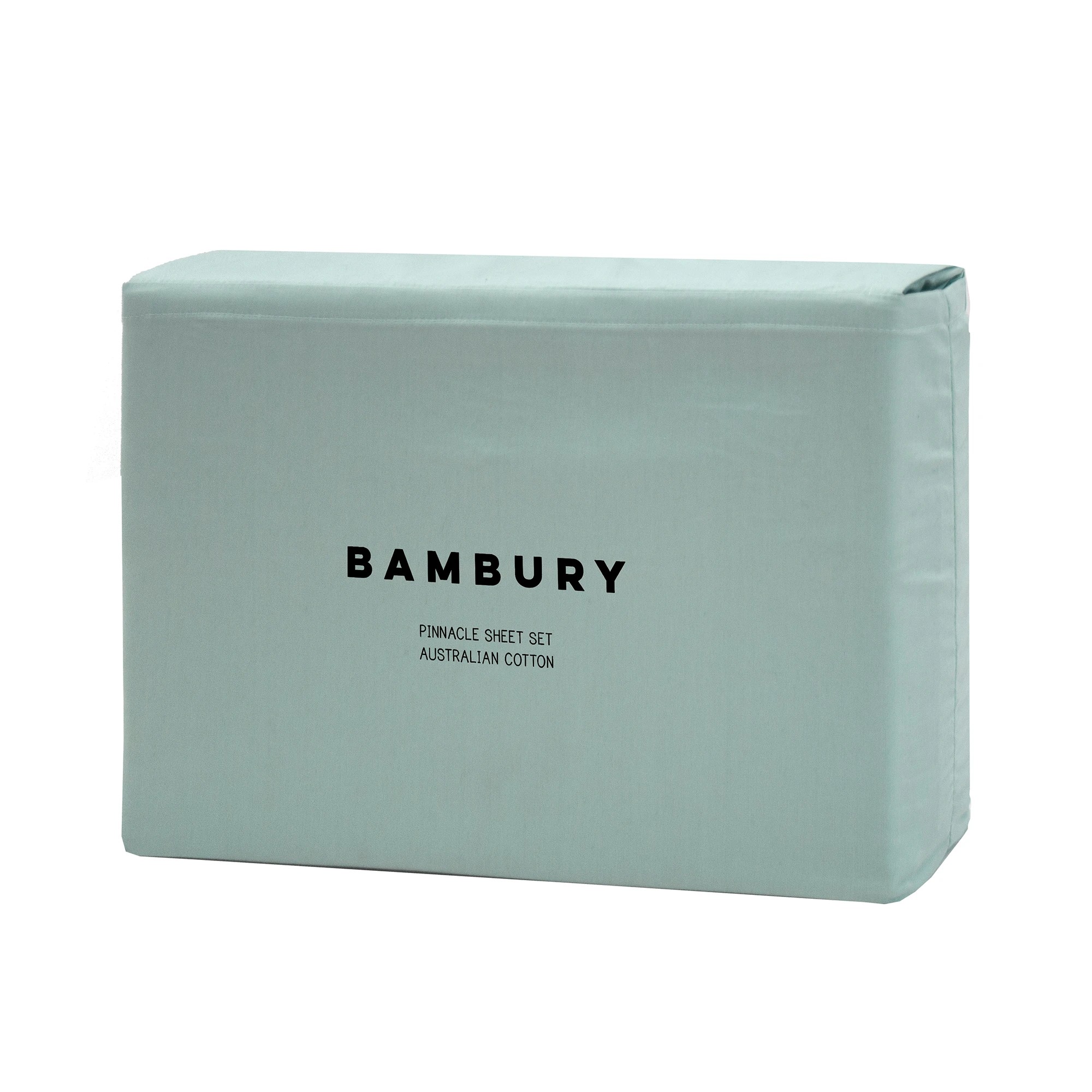2 Bambury Pinnacle Australian Cotton Sheet Set Surf, 2 of 3