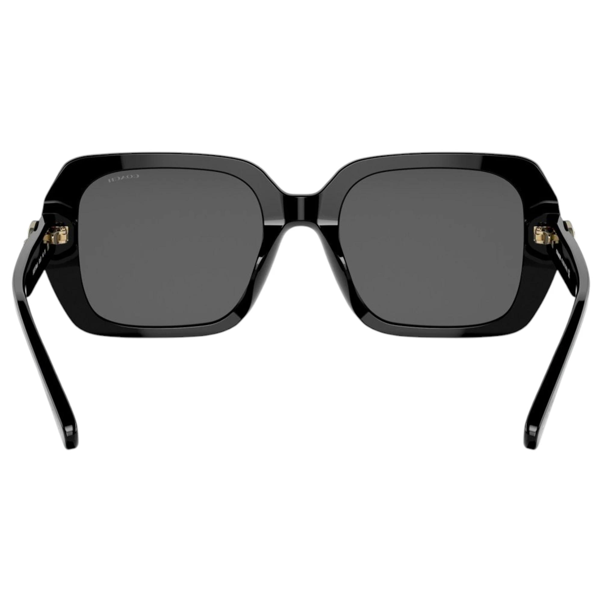 4 Coach Womens Sunglasses HC8329U Sunnies BLACK/DARK GREY, 4 of 5