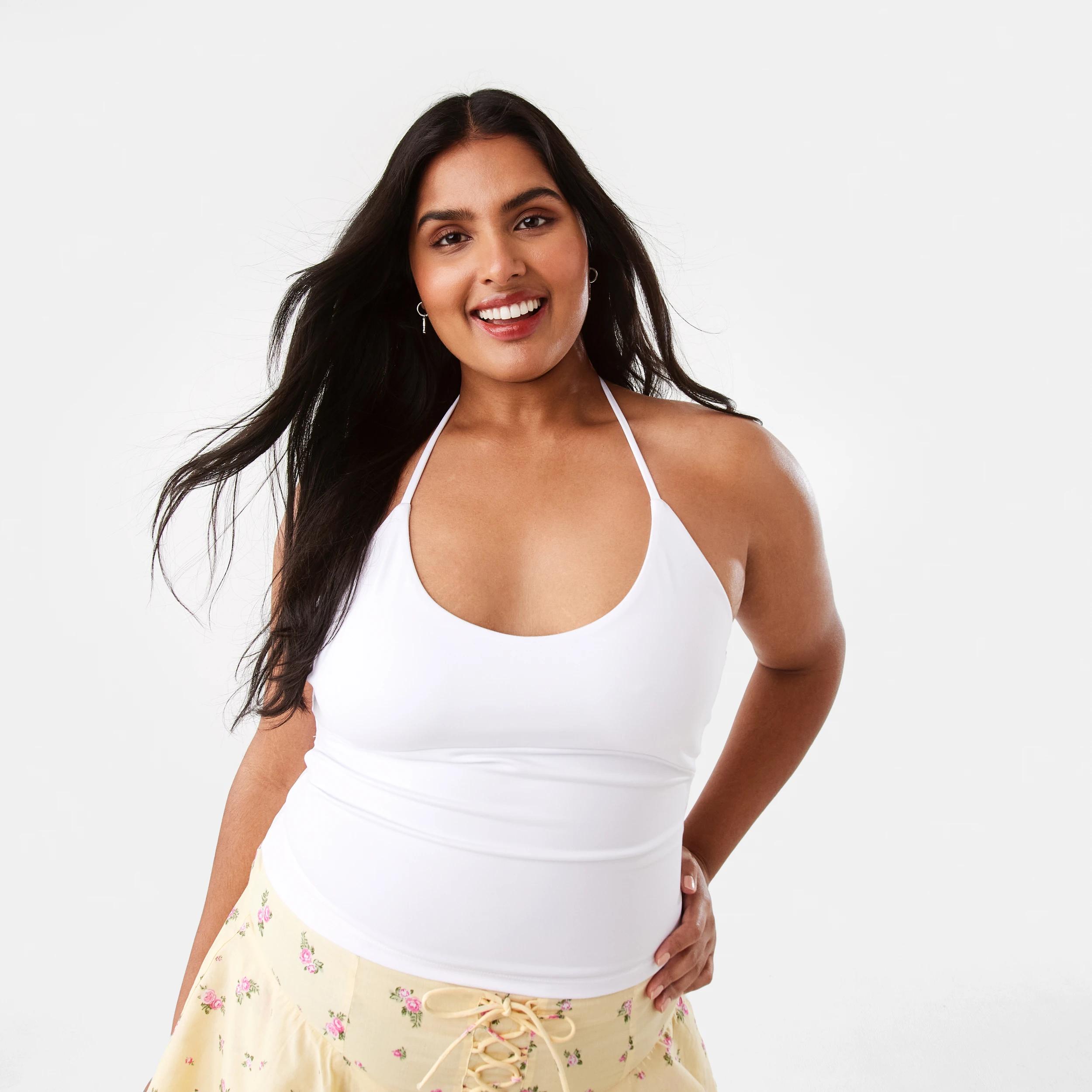 3 Buttersoft Contour Top White, 3 of 10