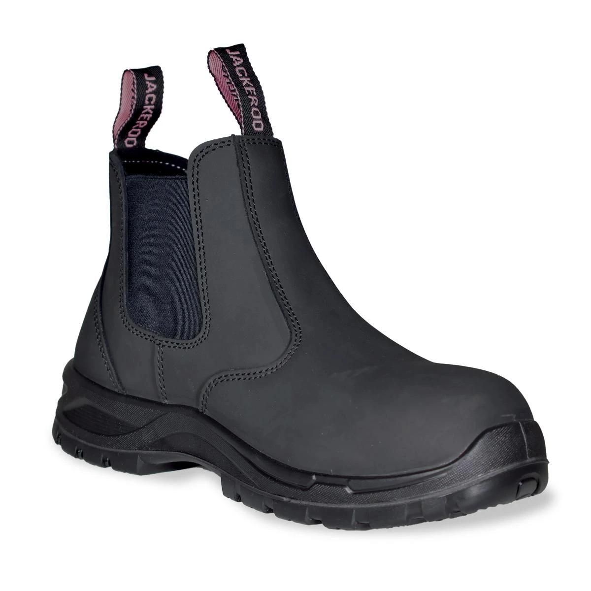 1 Womens Fit Slip On Boots Black, 1 of 5