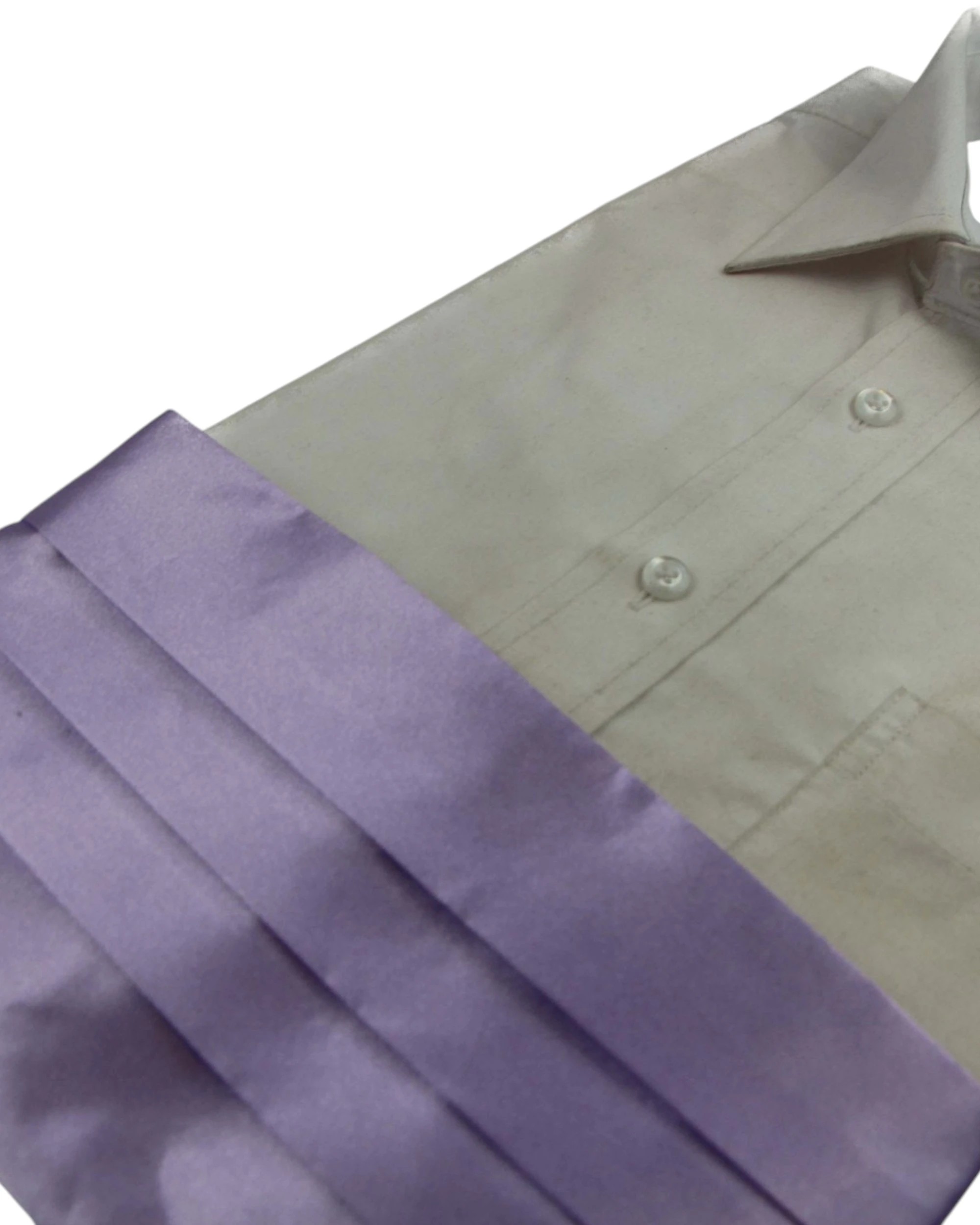 4 Zasel Mens Adjustable Cummerbund - Purple, 4 of 4