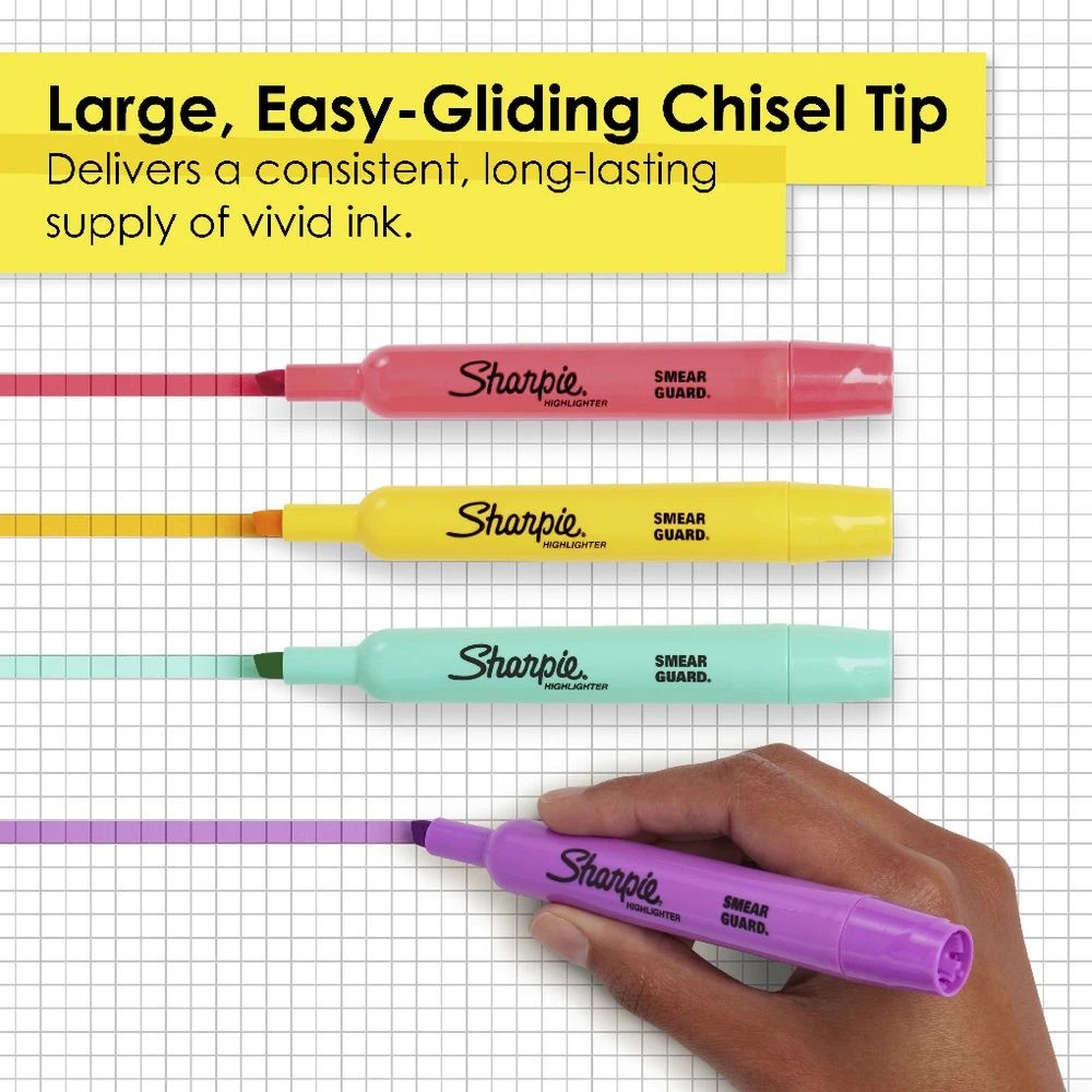 6 Sharpie Tank Highlighters Assorted 12 Pack, 6 of 9