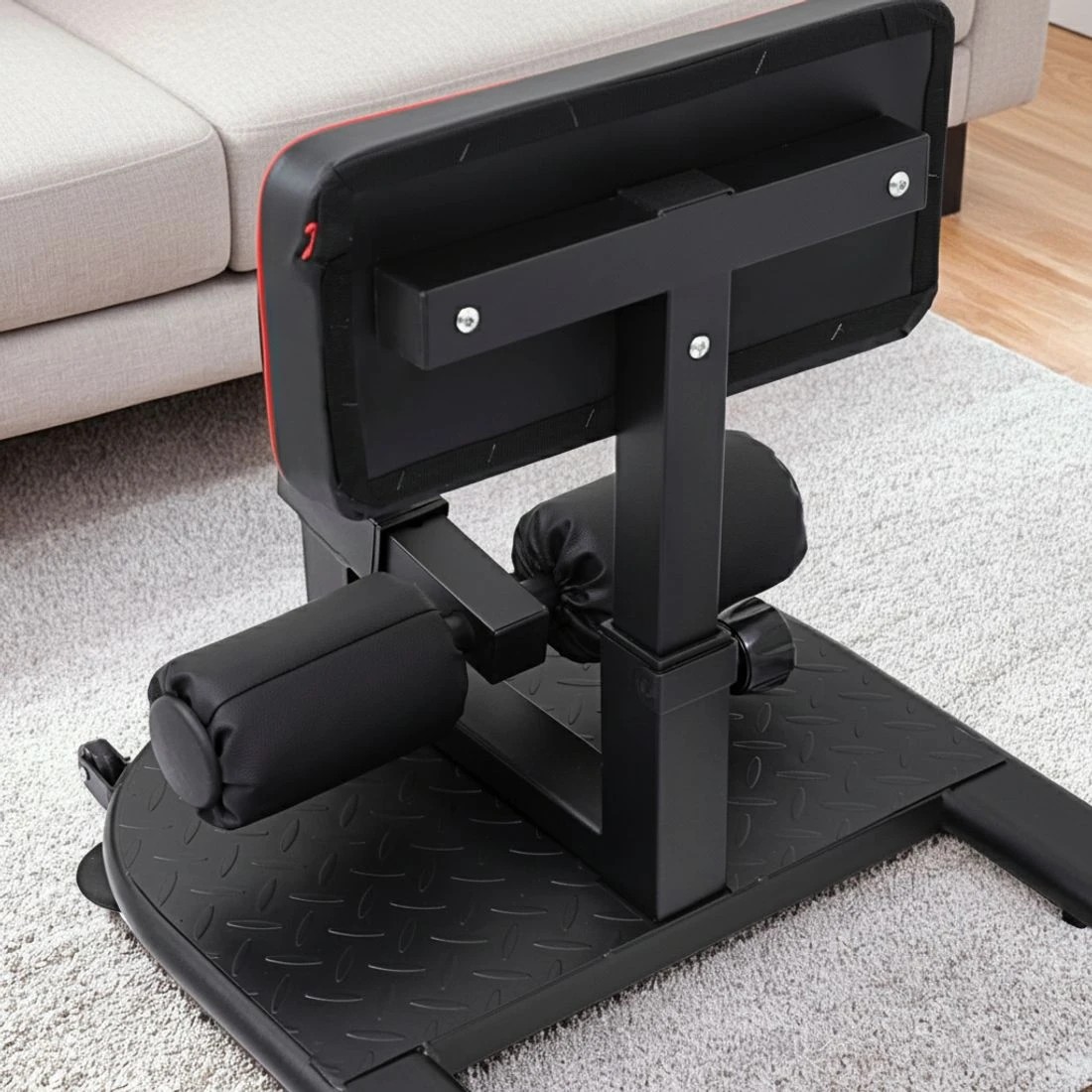 6 Everfit Deep Sissy Squat Weight Bench - Black, 6 of 6