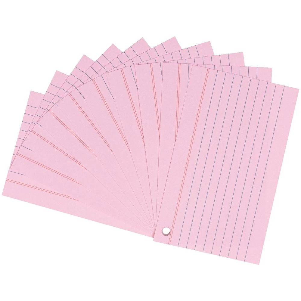 6 Studymate Study Cards Pastel Pink 50 Sheets, 6 of 9