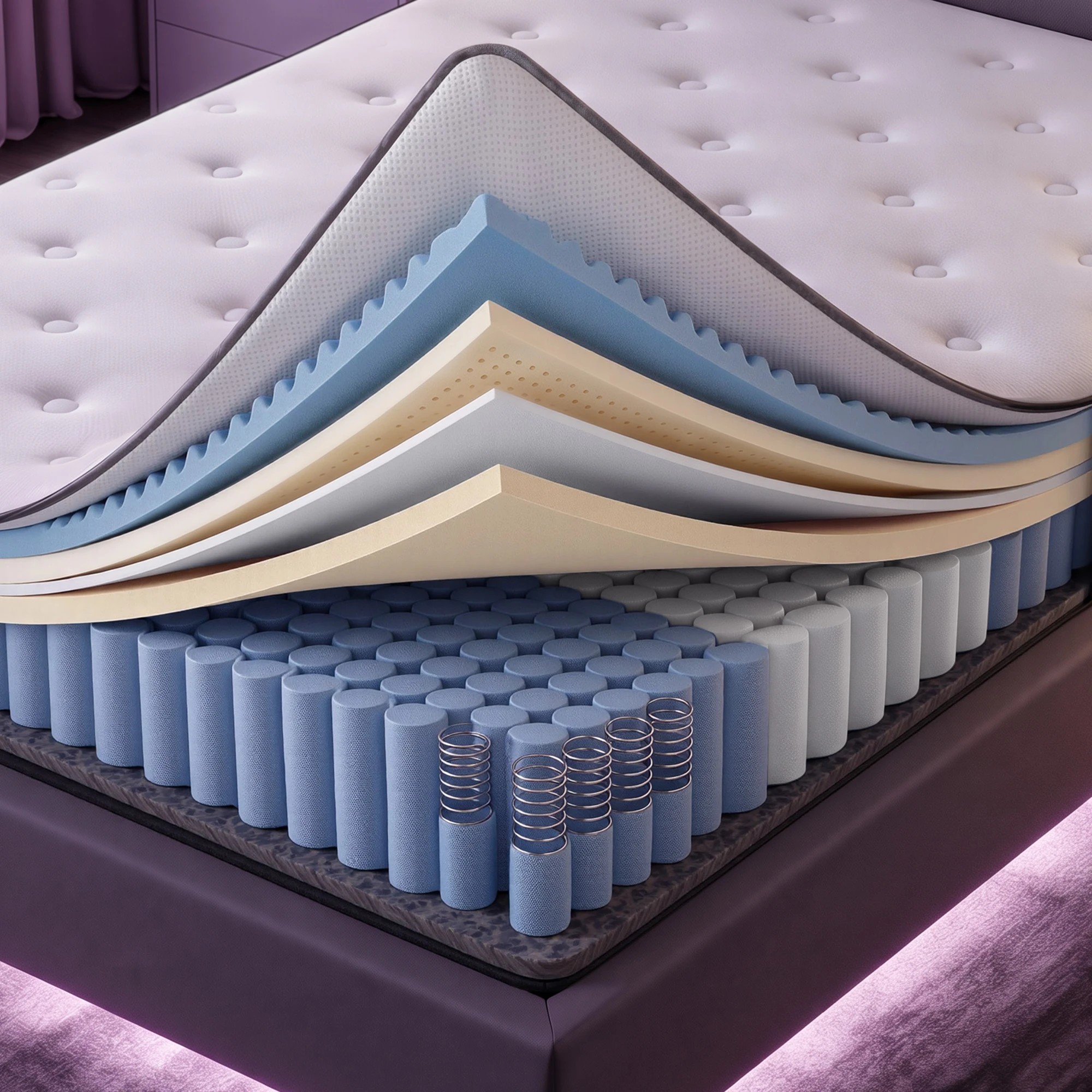 5 Levitex Mattress 5-Zone Pocket Spring Extra Edge Support 30CM - Single Bed - Multi, 5 of 10