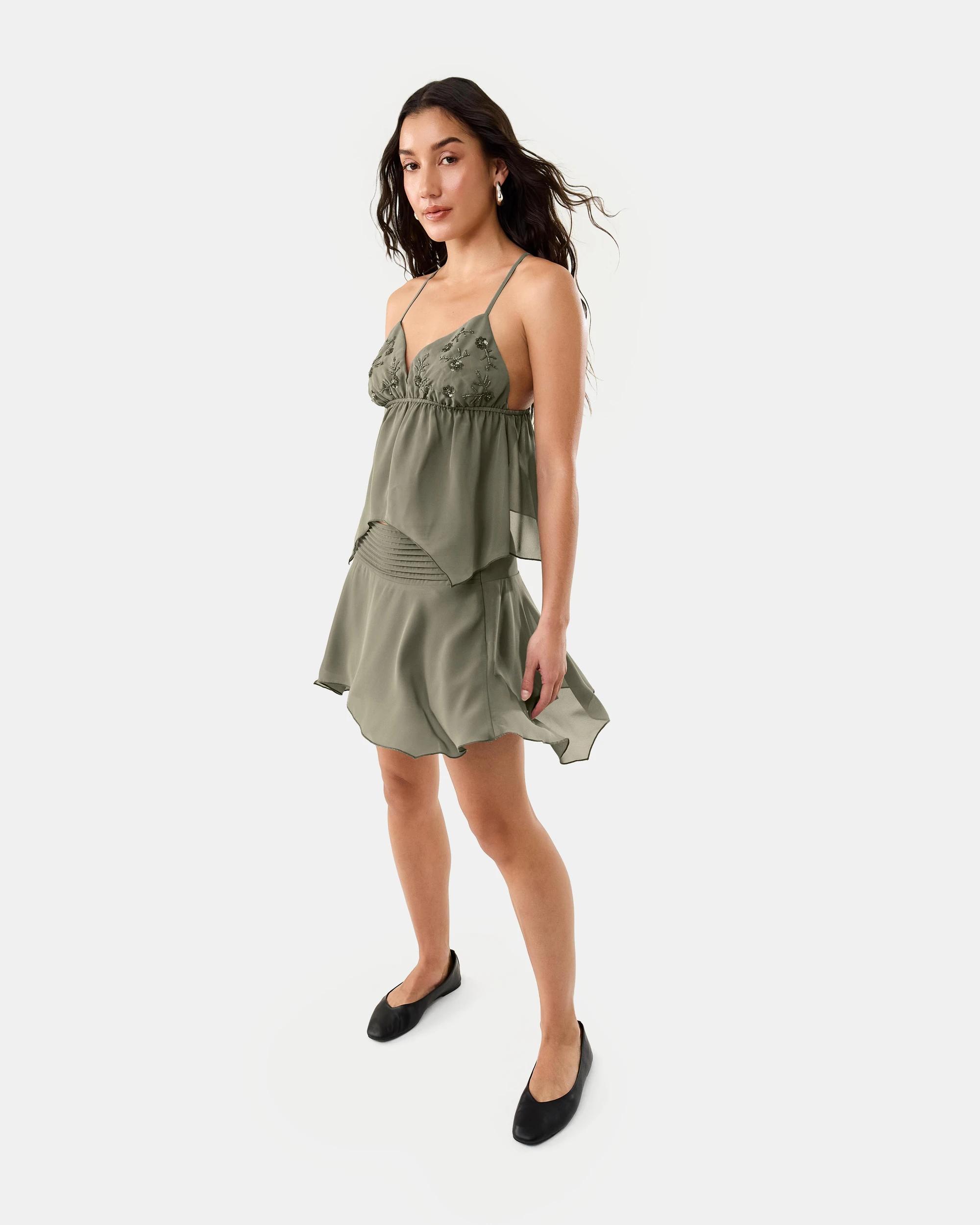 5 Sleeveless Beaded V-Neck Camisole Overland, 5 of 10